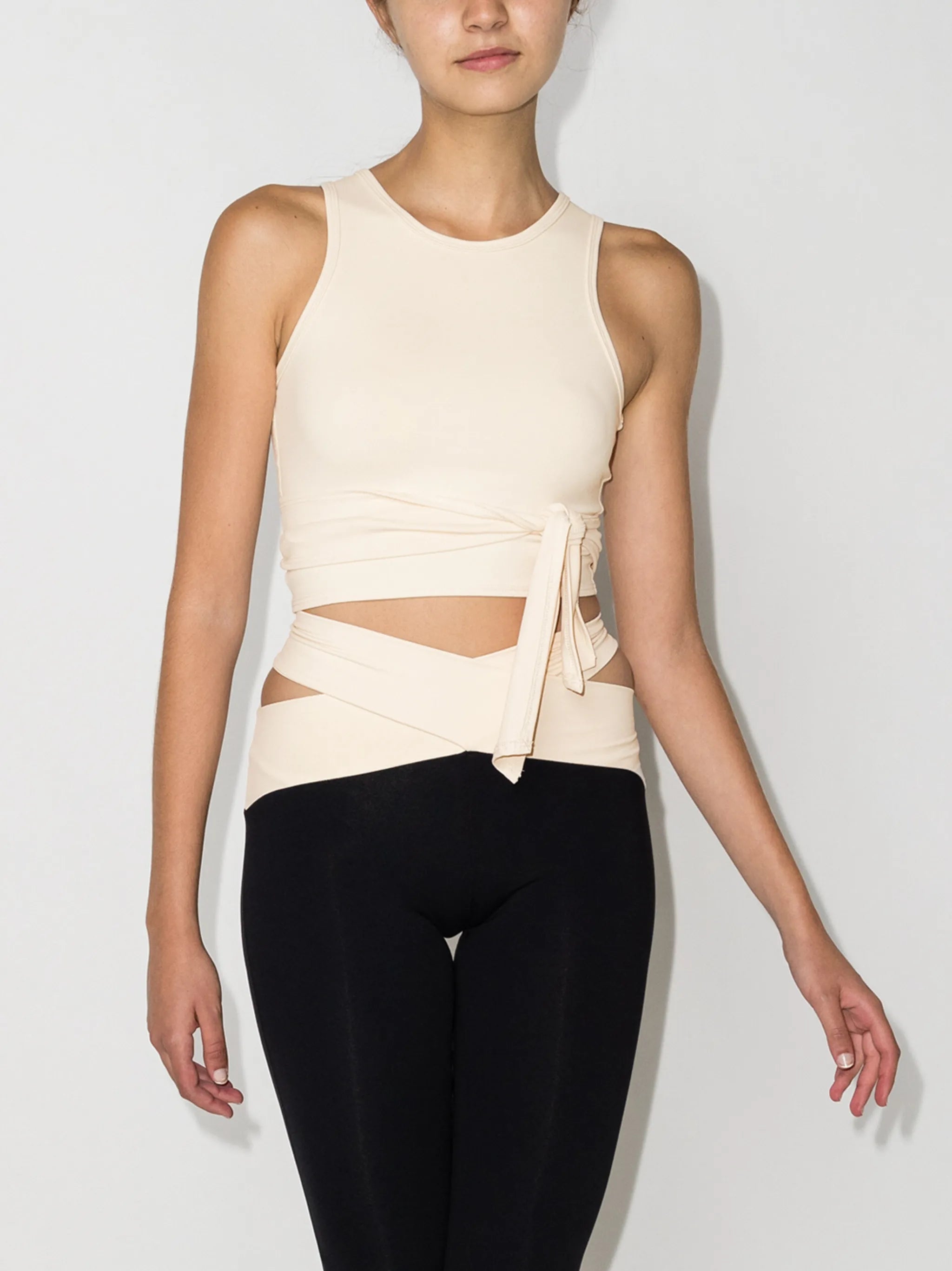 Ballet tie-detail performance top