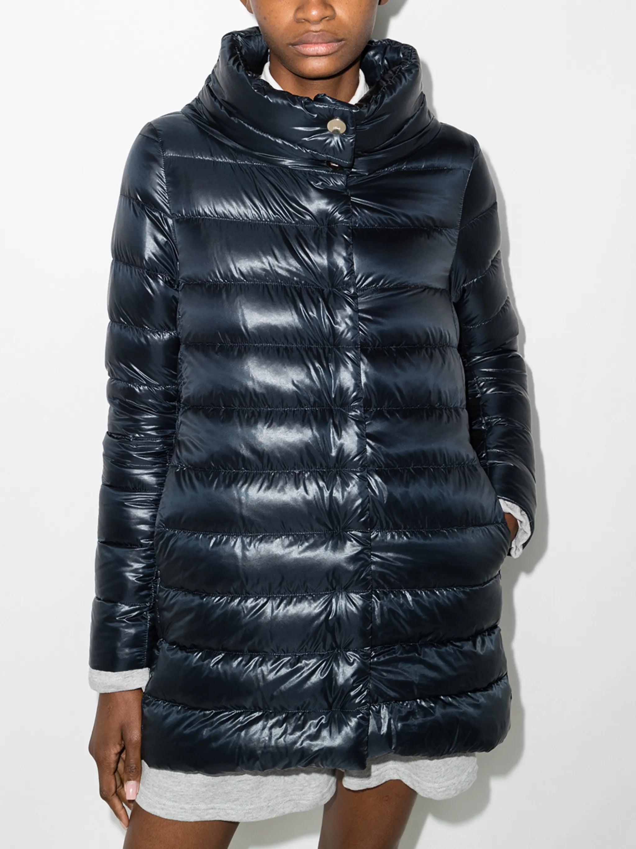 Ultralight quilted coat