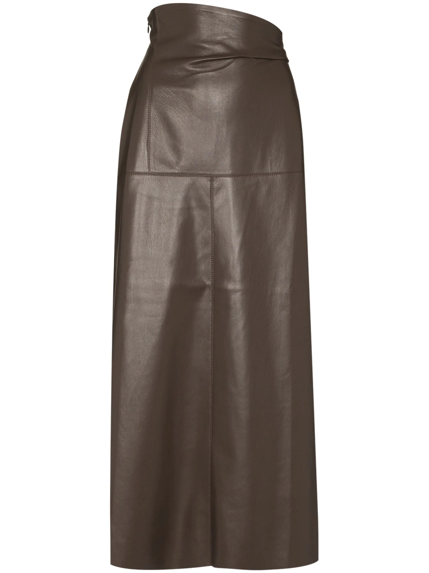 Melody asymmetric waist midi skirt