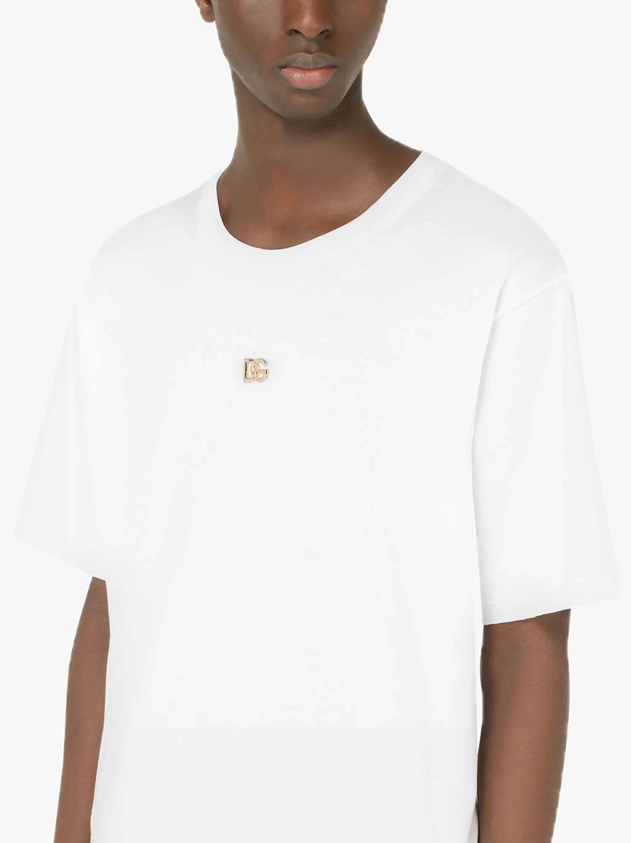 logo plaque cotton T-shirt