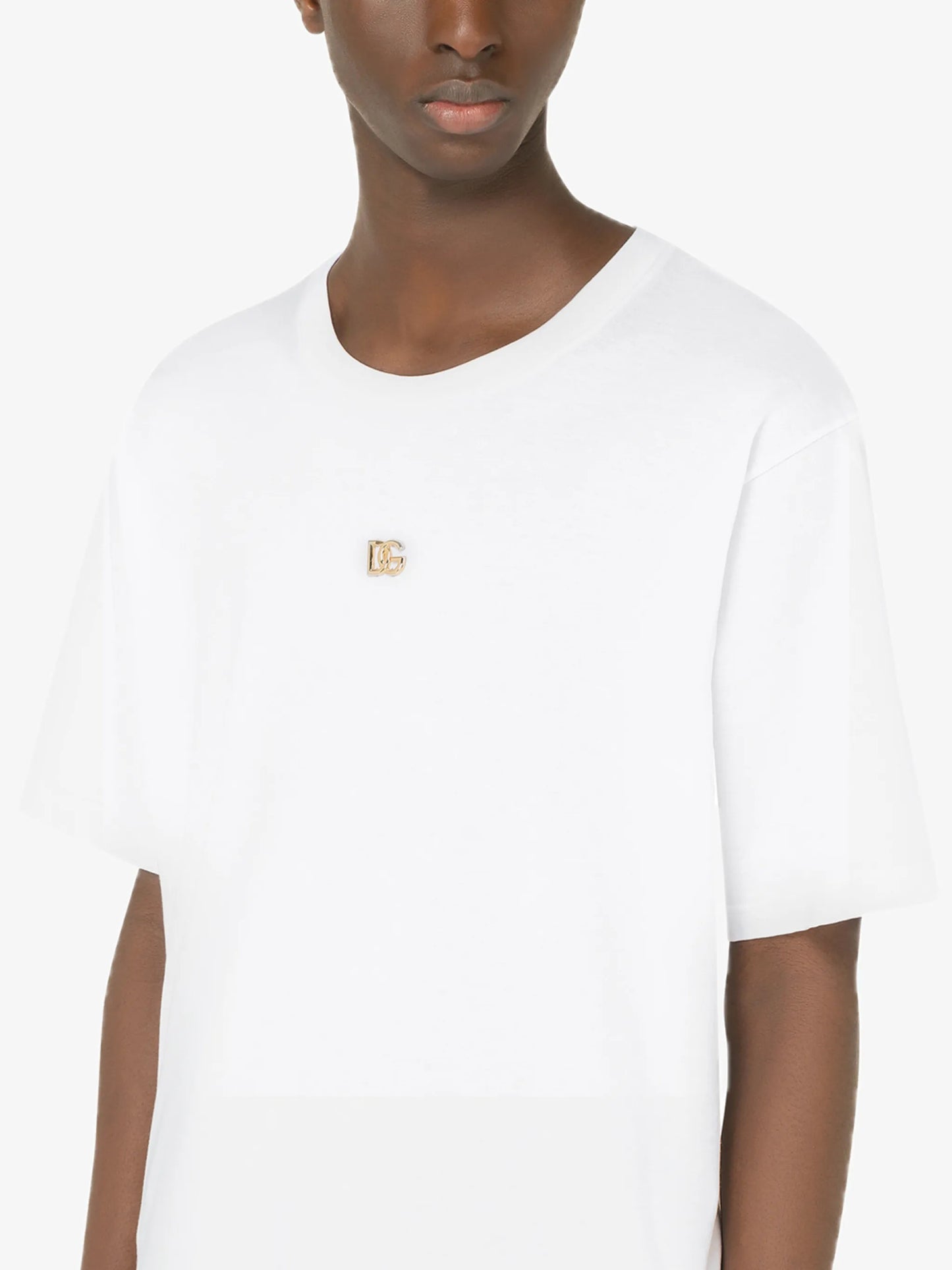 logo plaque cotton T-shirt