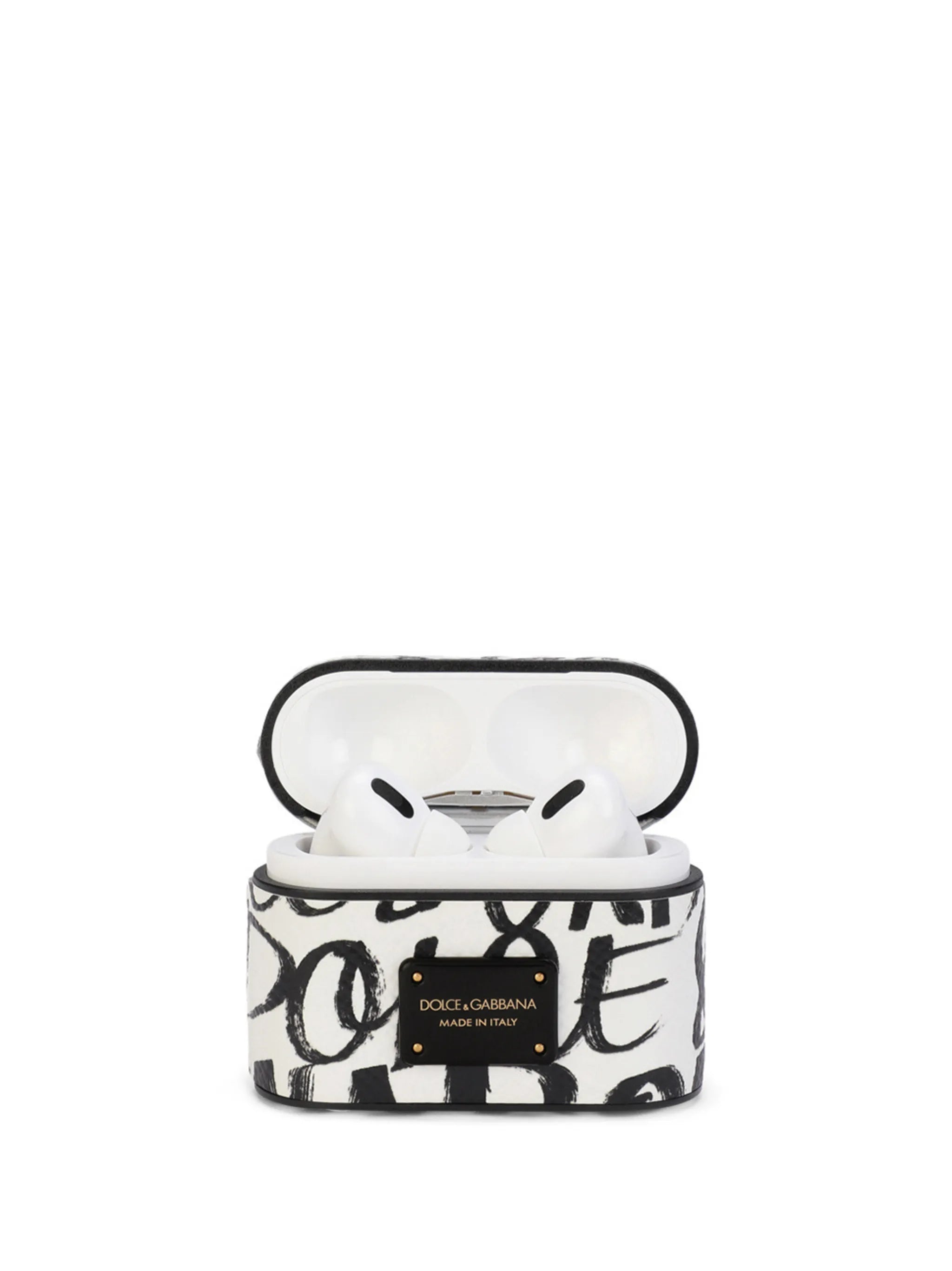 logo-print AirPods case