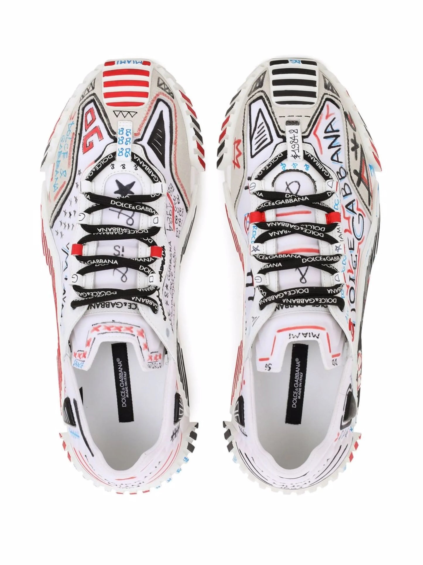 Miami NS1 hand-painted sneakers