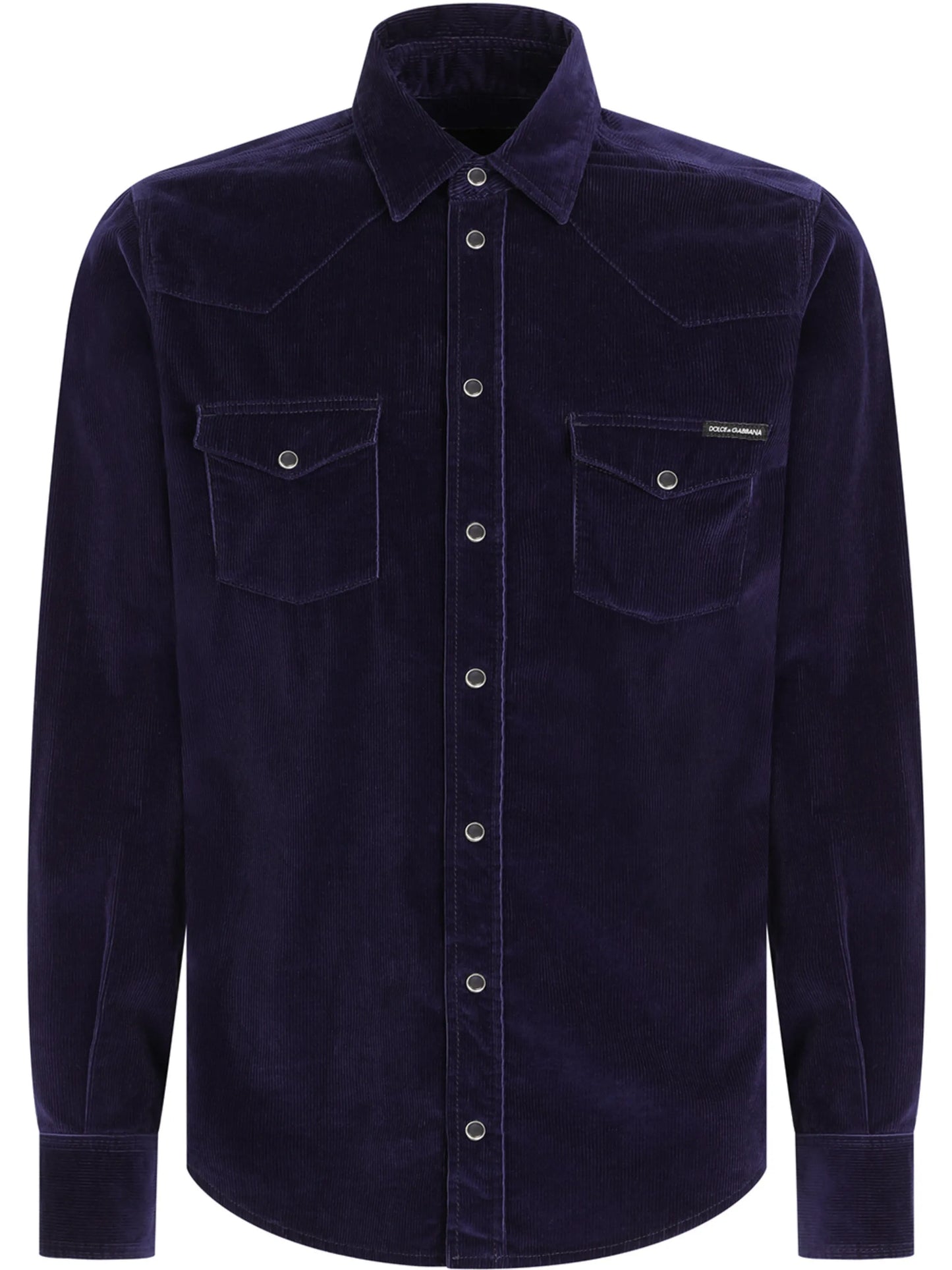 long-sleeve corduroy shirt