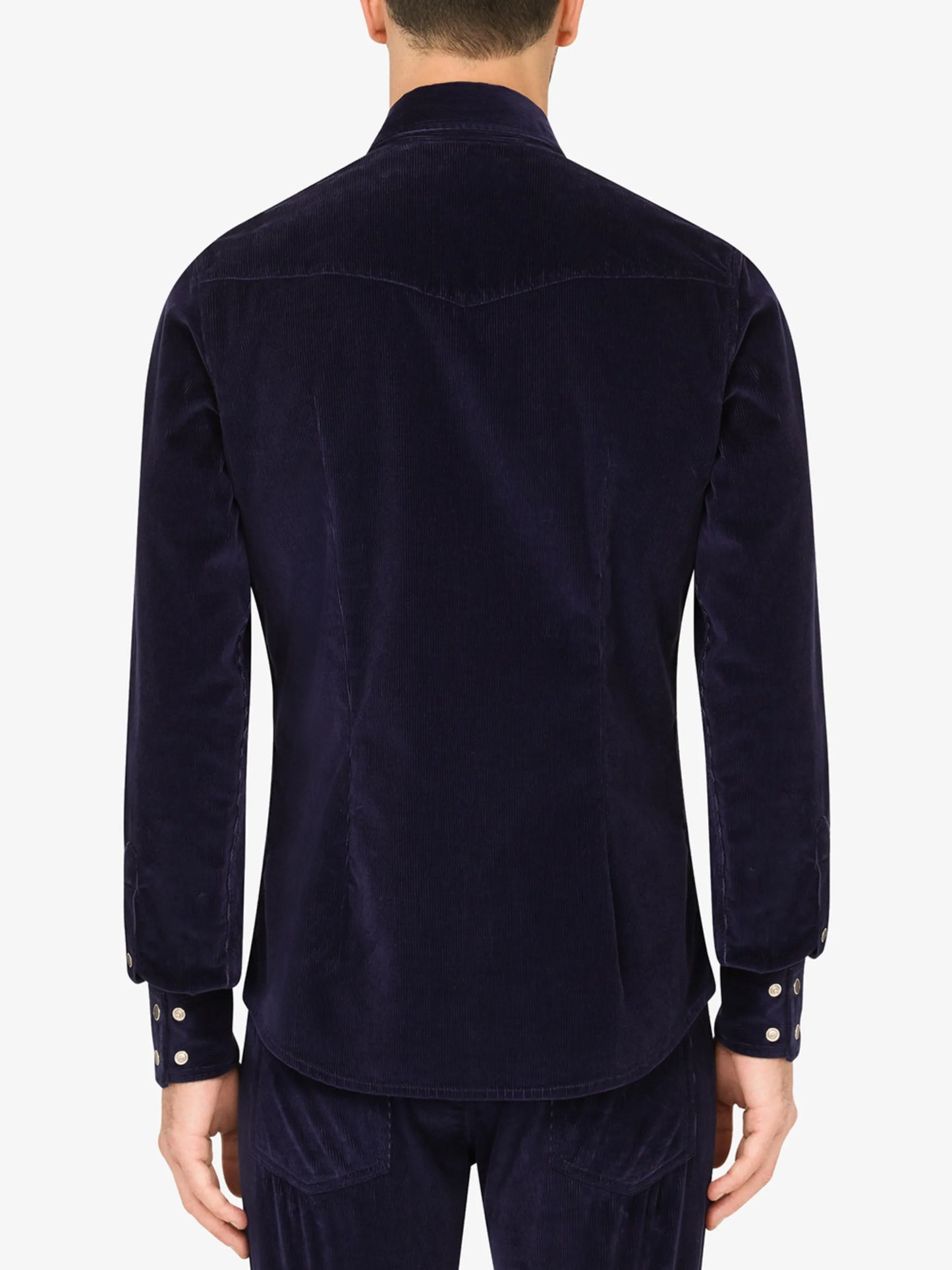 long-sleeve corduroy shirt