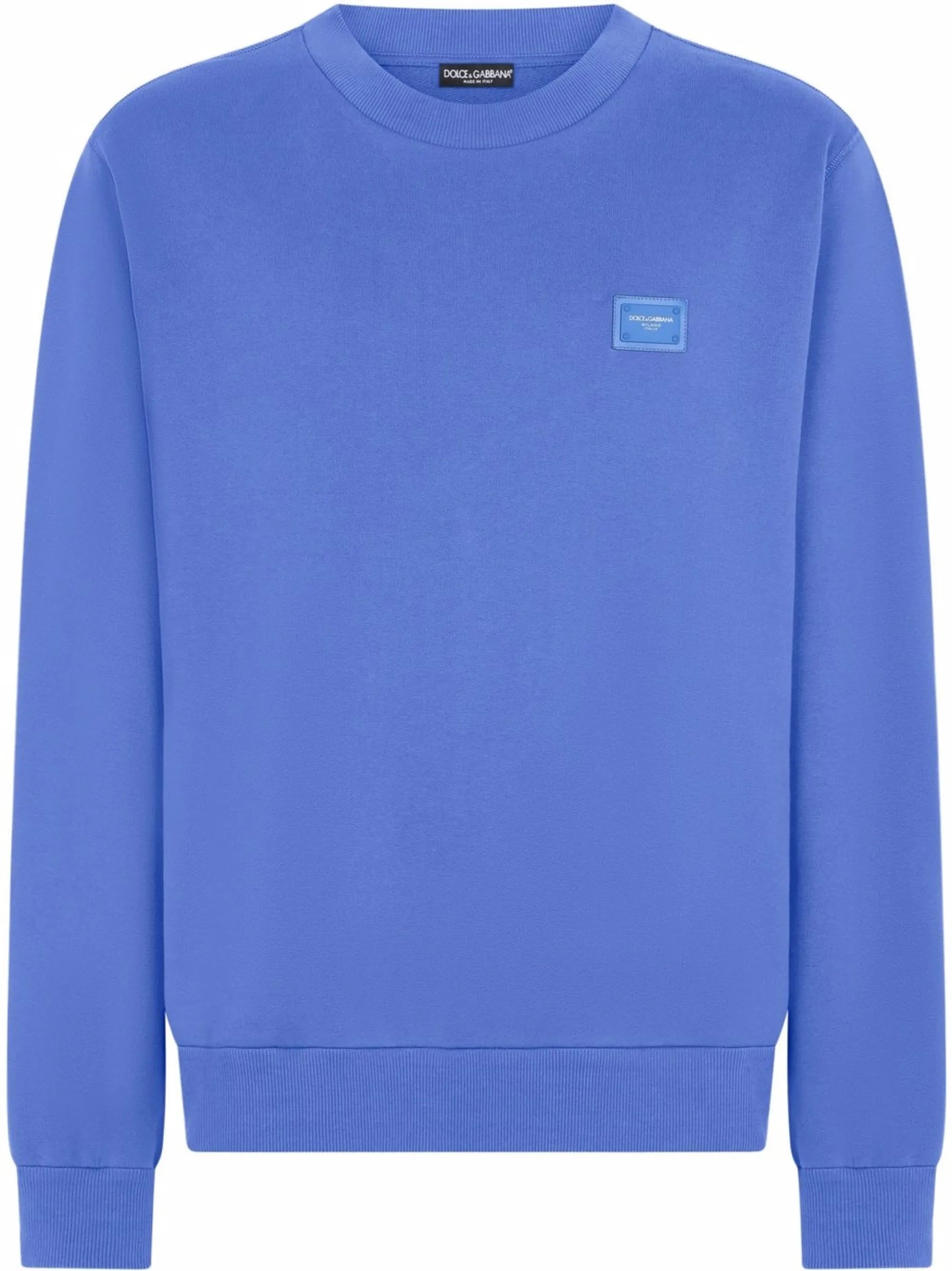 logo-tag cotton sweatshirt