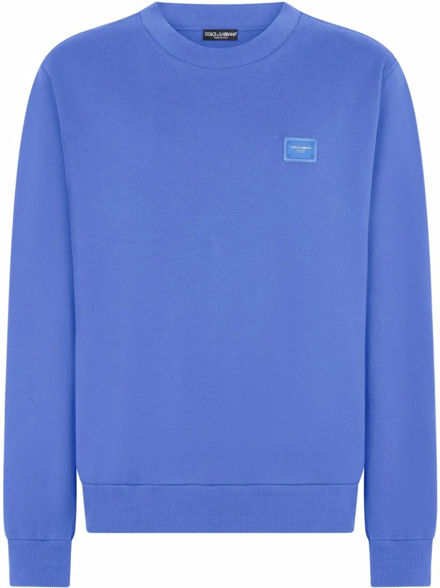 logo-tag cotton sweatshirt