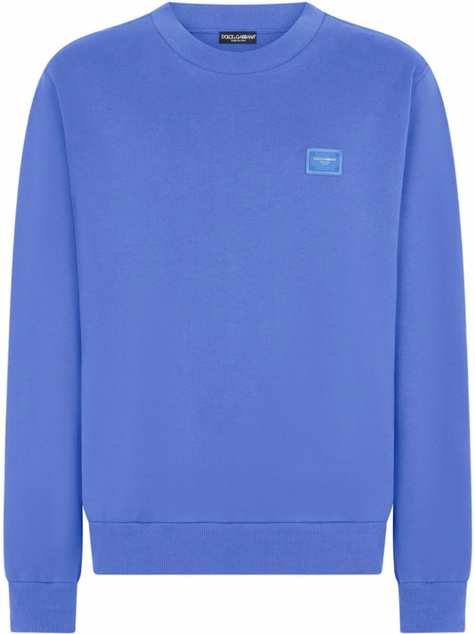 logo-tag cotton sweatshirt