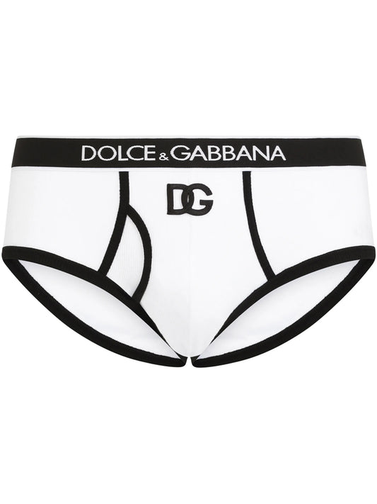 Brando logo-waistband ribbed briefs