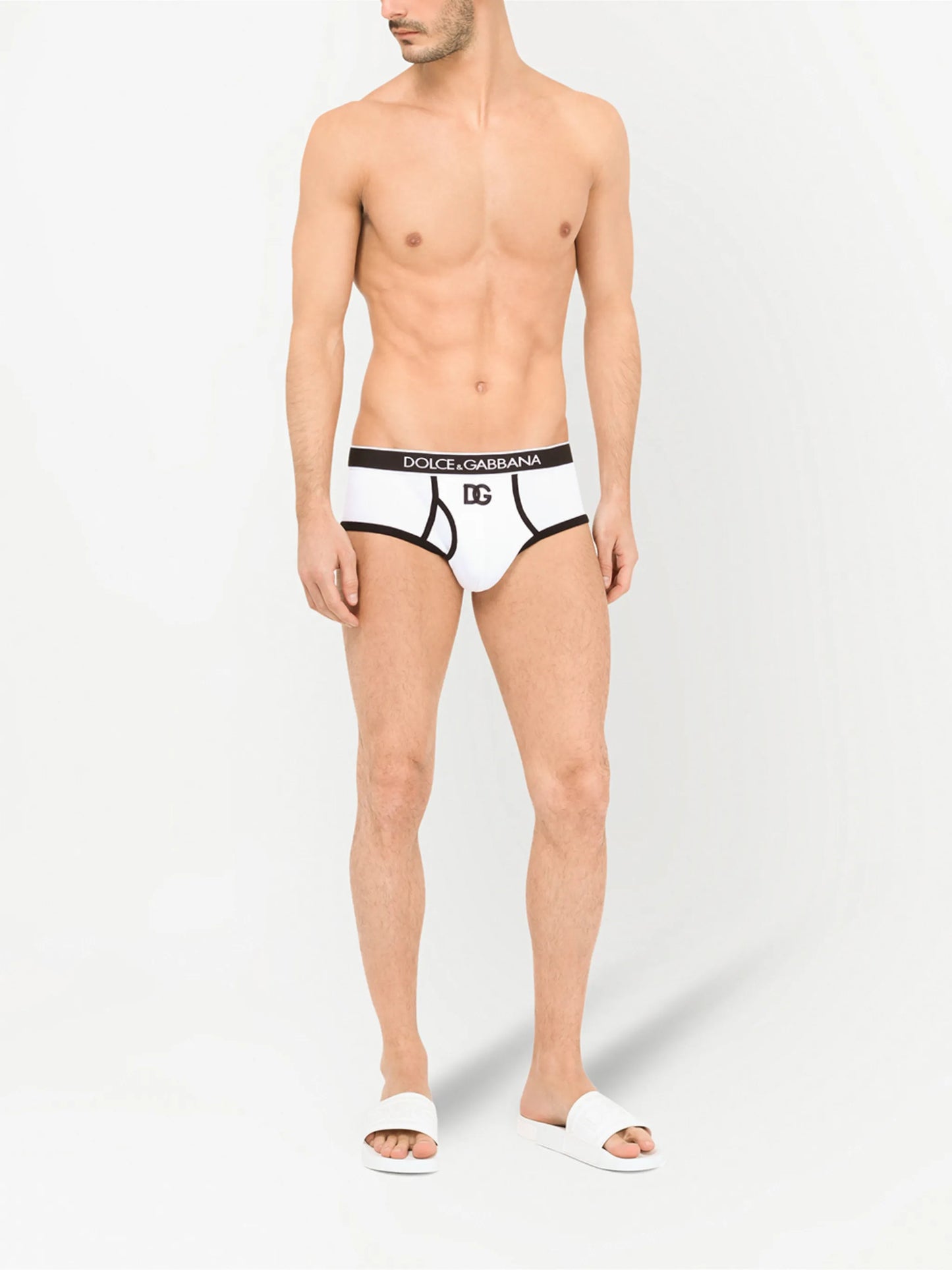 Brando logo-waistband ribbed briefs