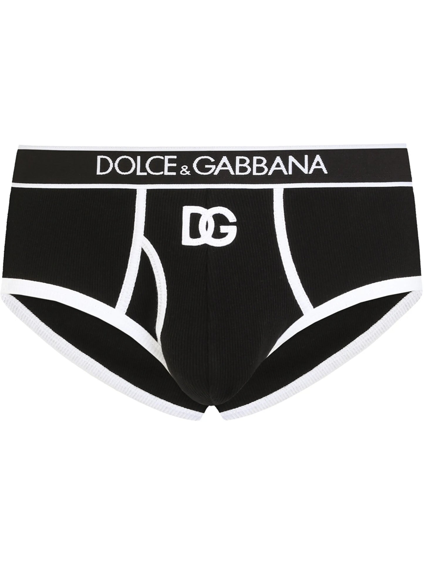 Brando logo-patch ribbed briefs