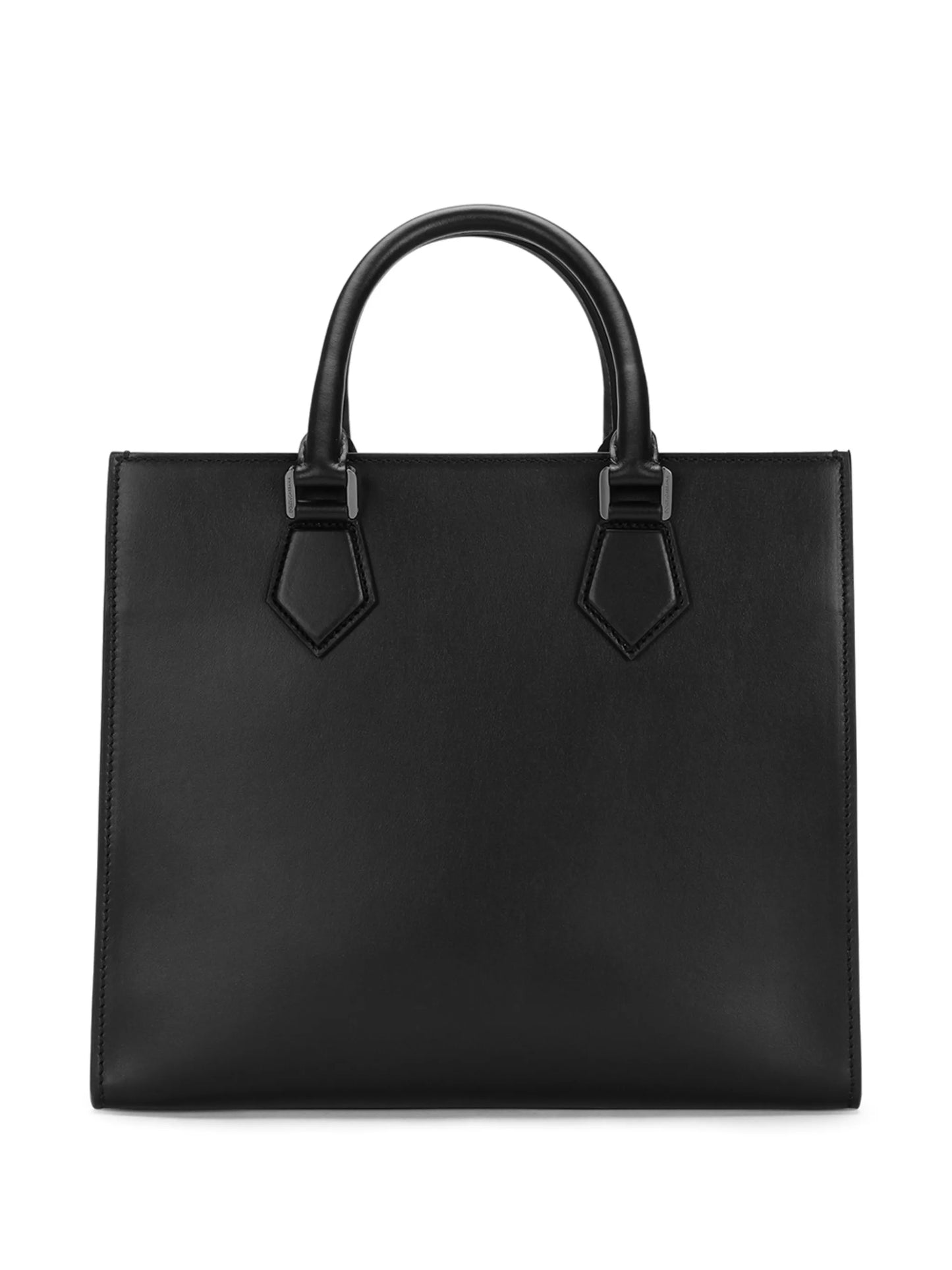 Edge leather tote bag