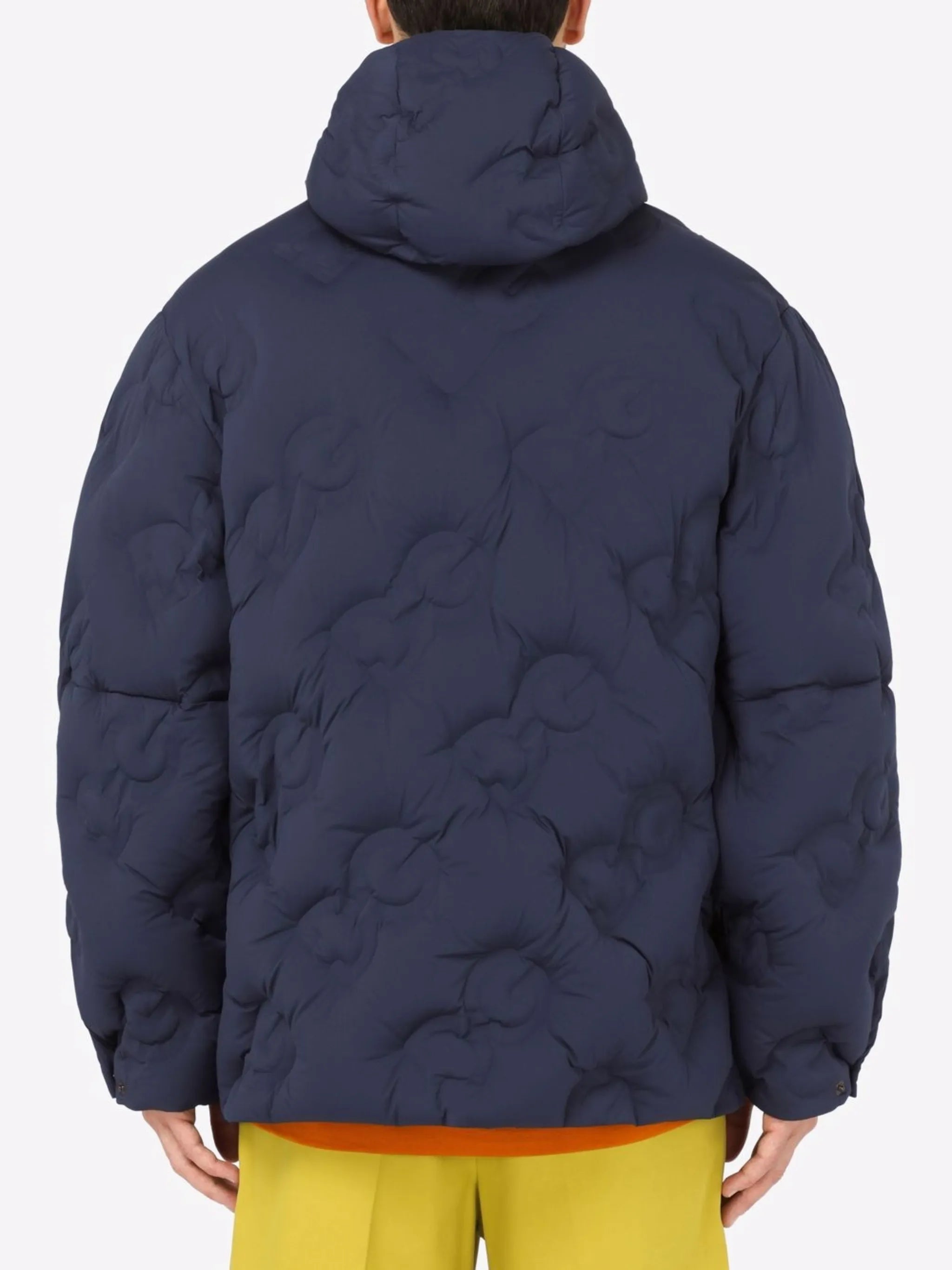 quilted DG logo coat