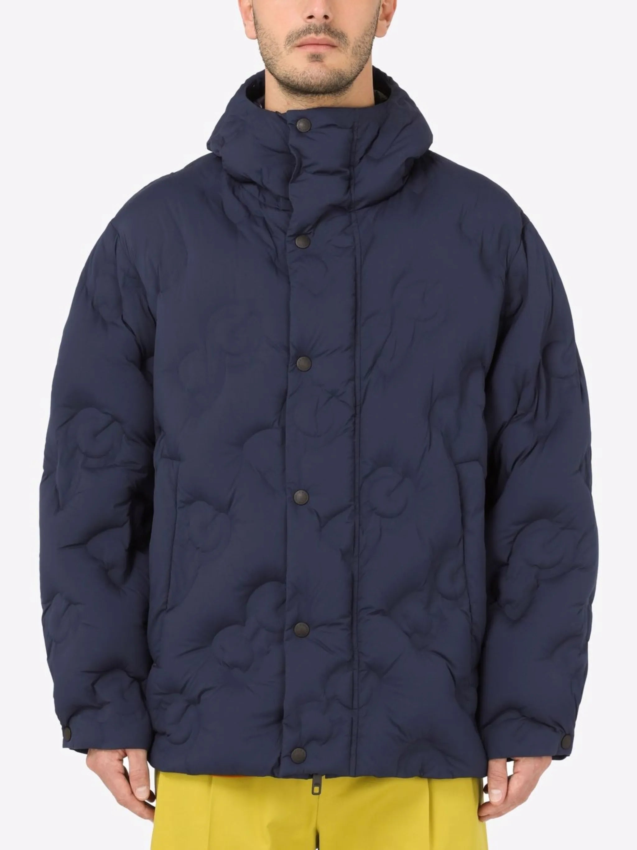 quilted DG logo coat