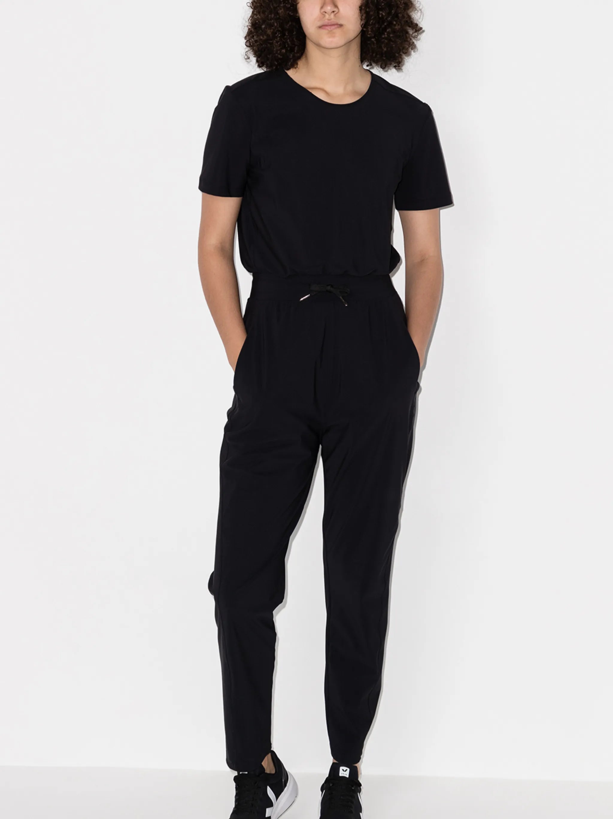 Explorer drawstring jumpsuit