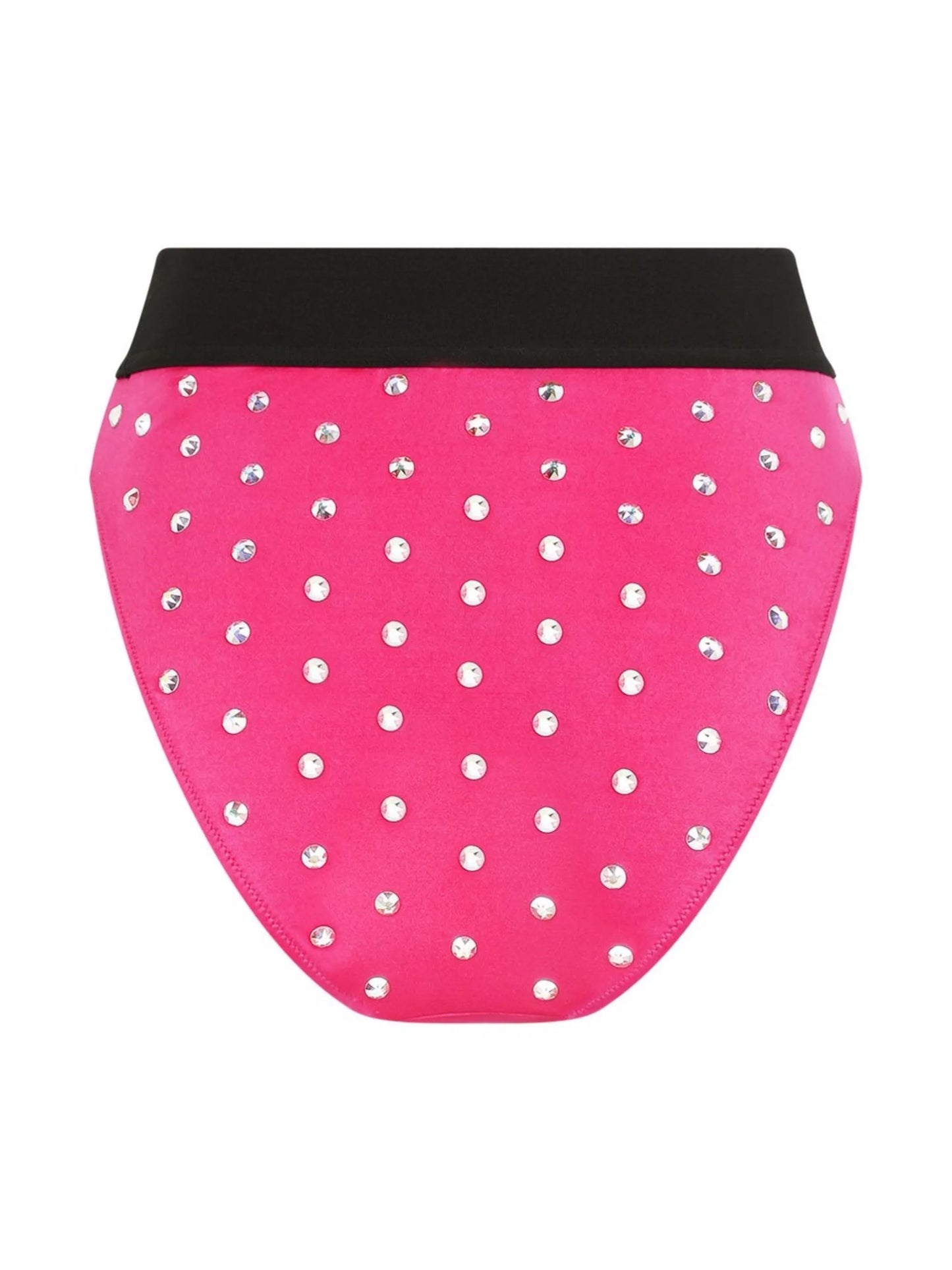 rhinestone-embellished high-waisted briefs