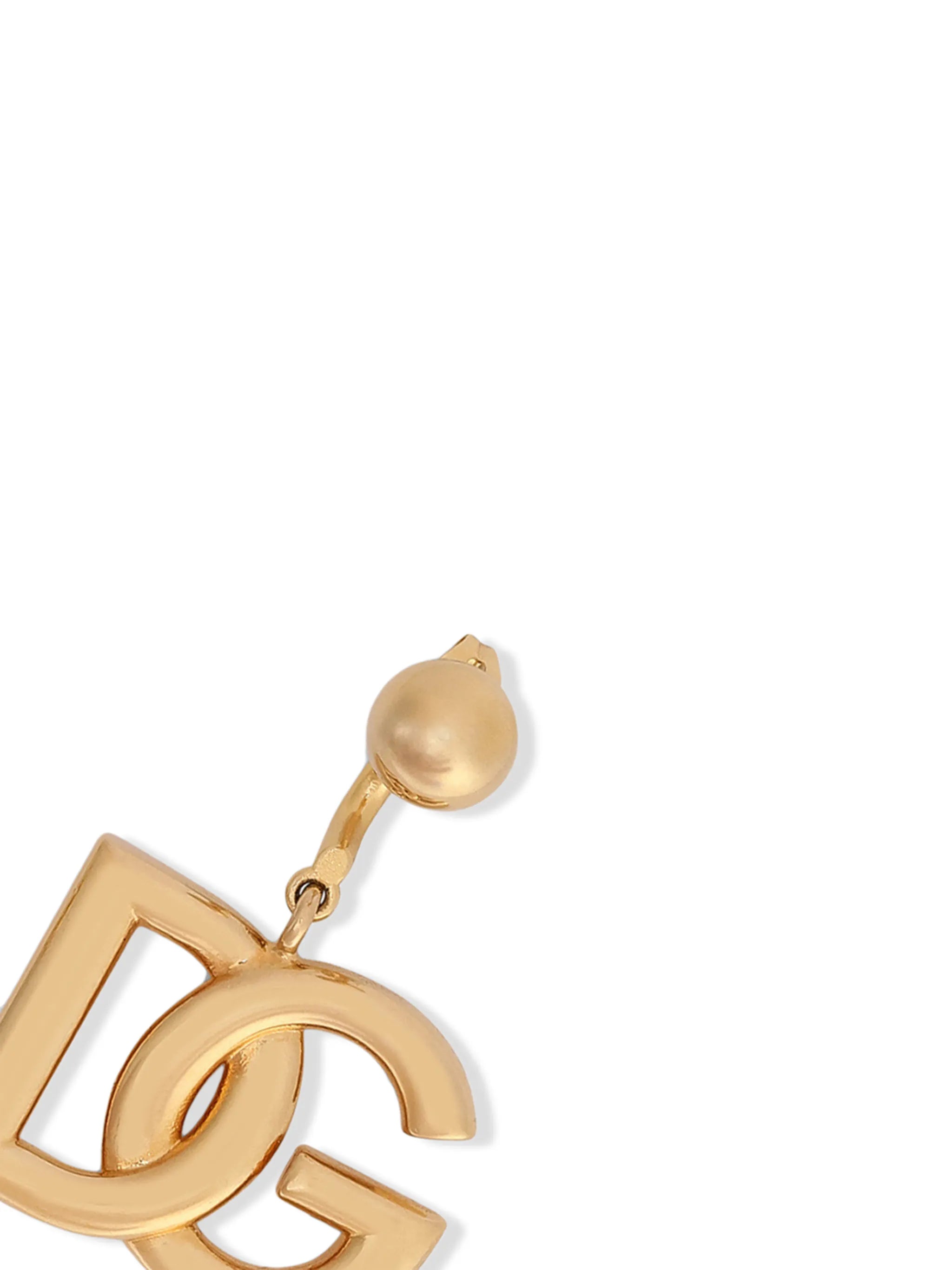 DG-logo drop earrings