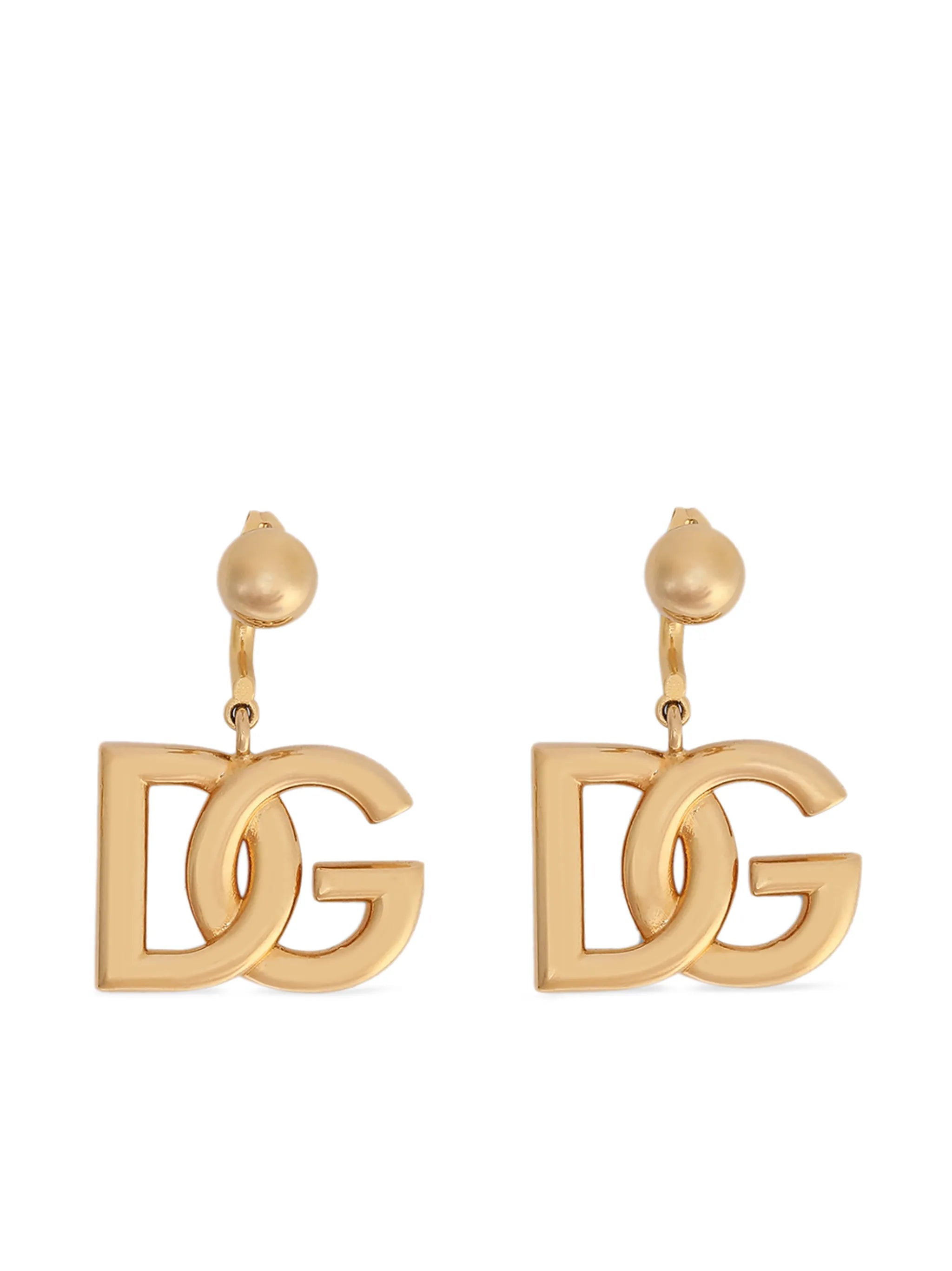 DG-logo drop earrings