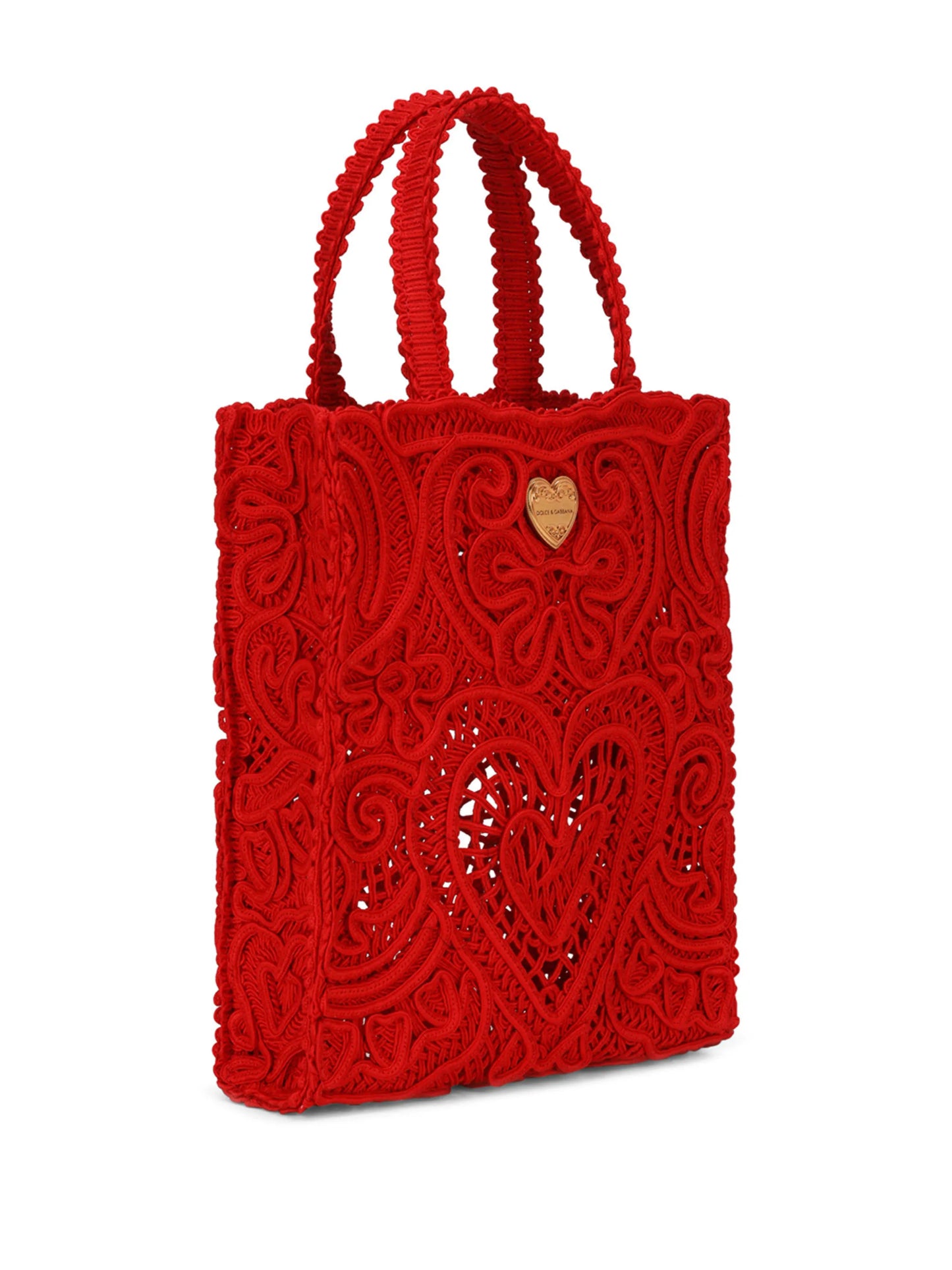 small Beatrice cordonetto-lace tote bag