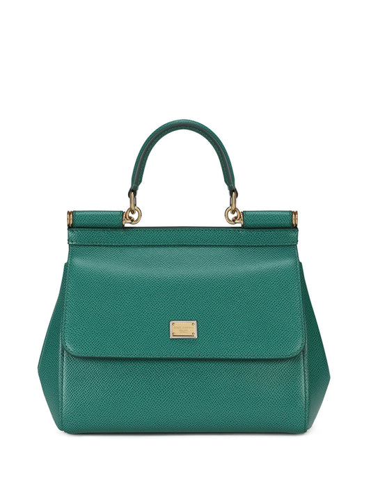 small Sicily leather top-handle bag
