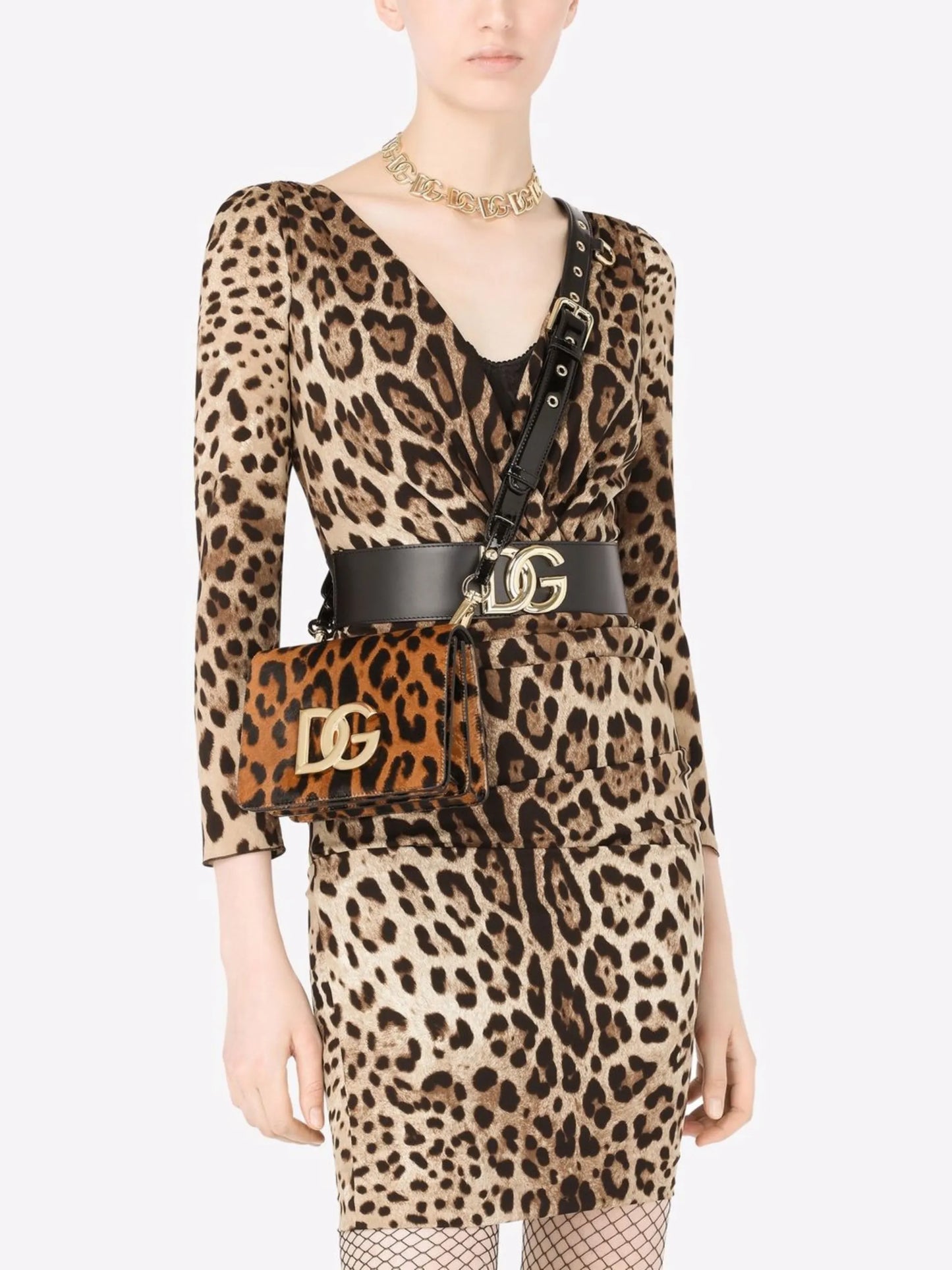 3.5 leopard-print crossbody bag