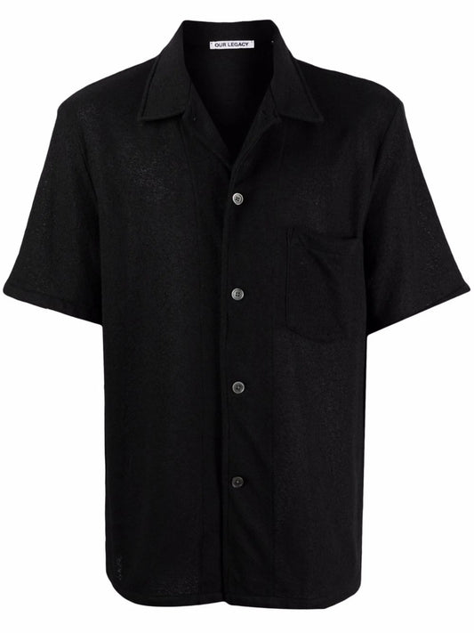 bouclÃ© short-sleeve shirt