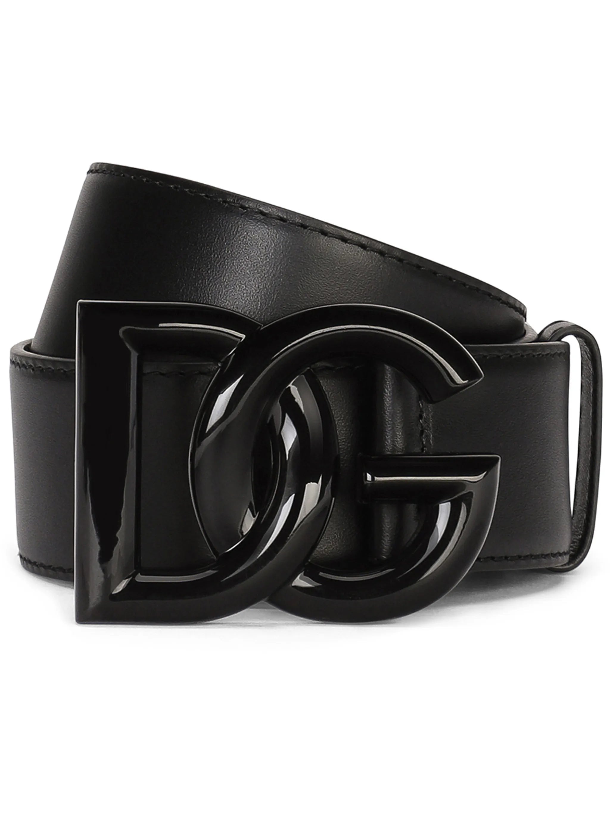 DG-logo leather belt