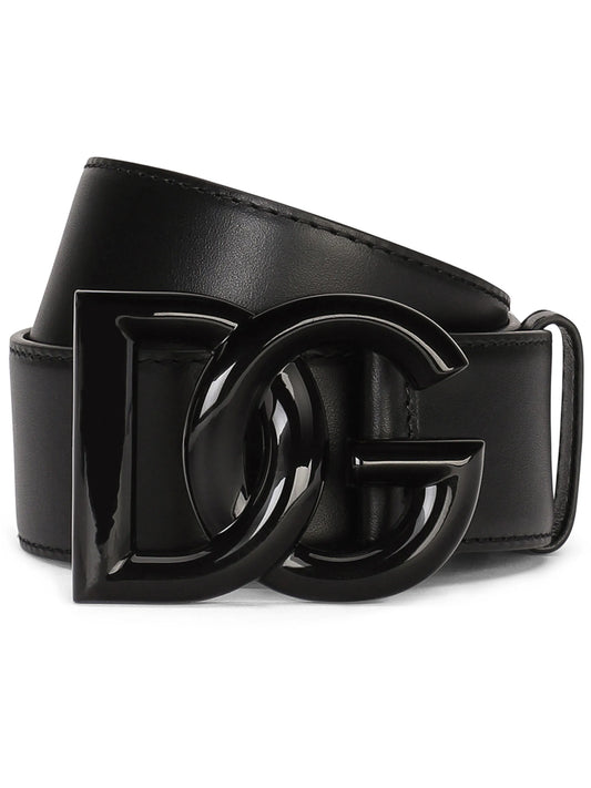 DG-logo leather belt