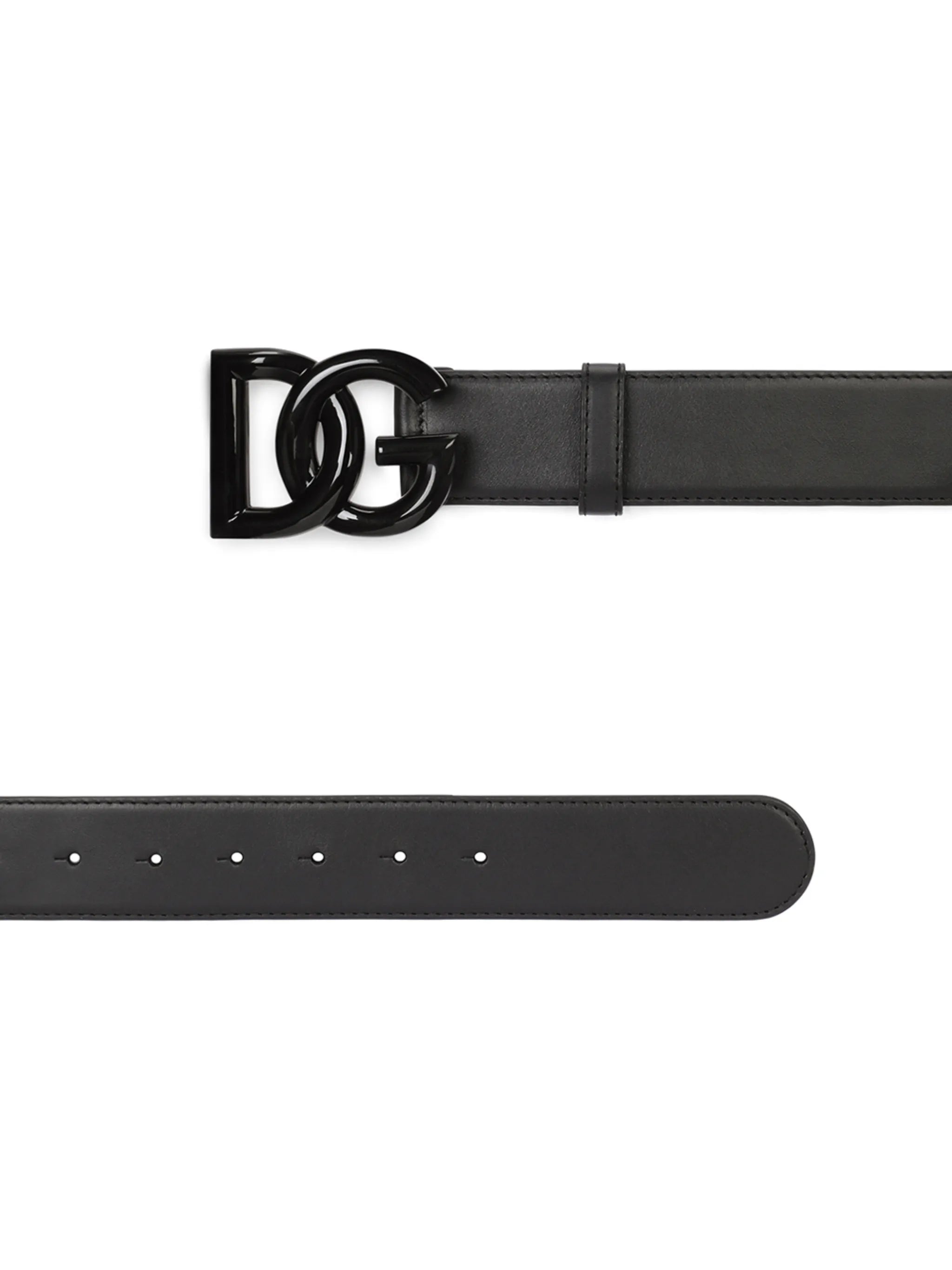 DG-logo leather belt