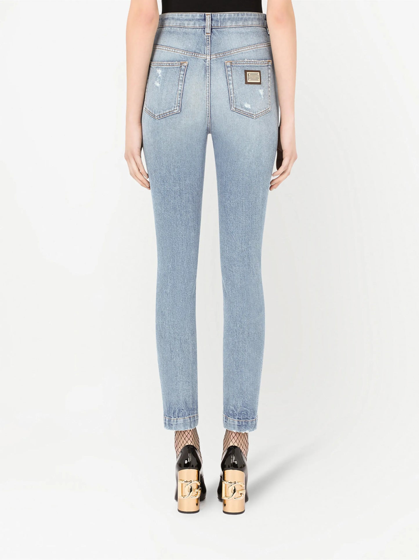 Audrey distressed skinny jeans