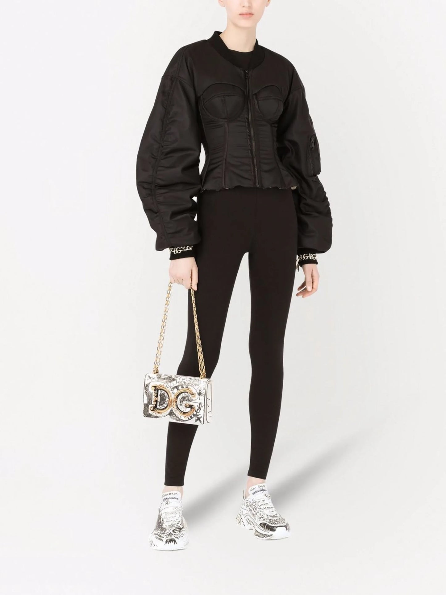 logo-waistband jersey leggings