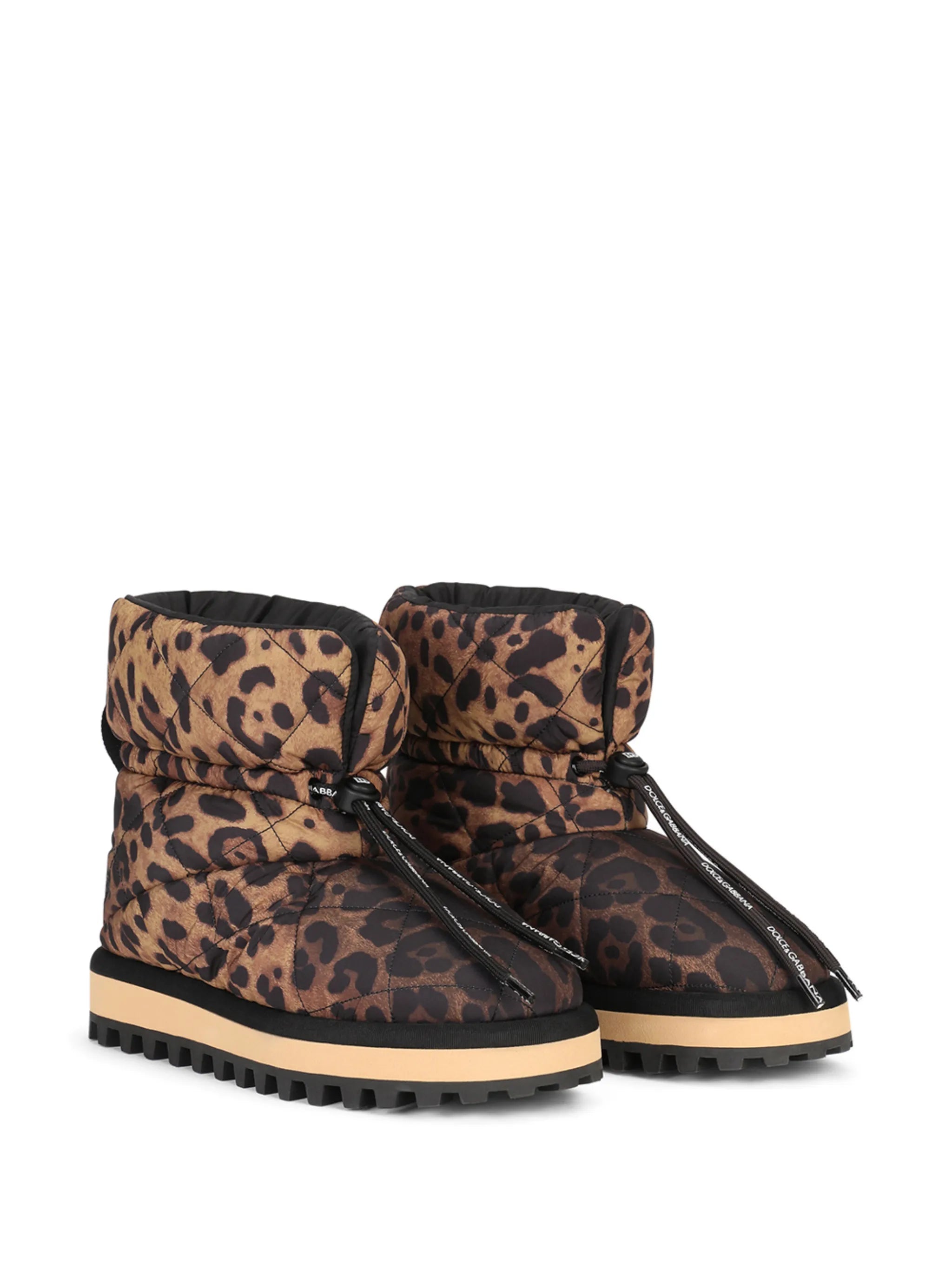 City leopard-print ankle boots