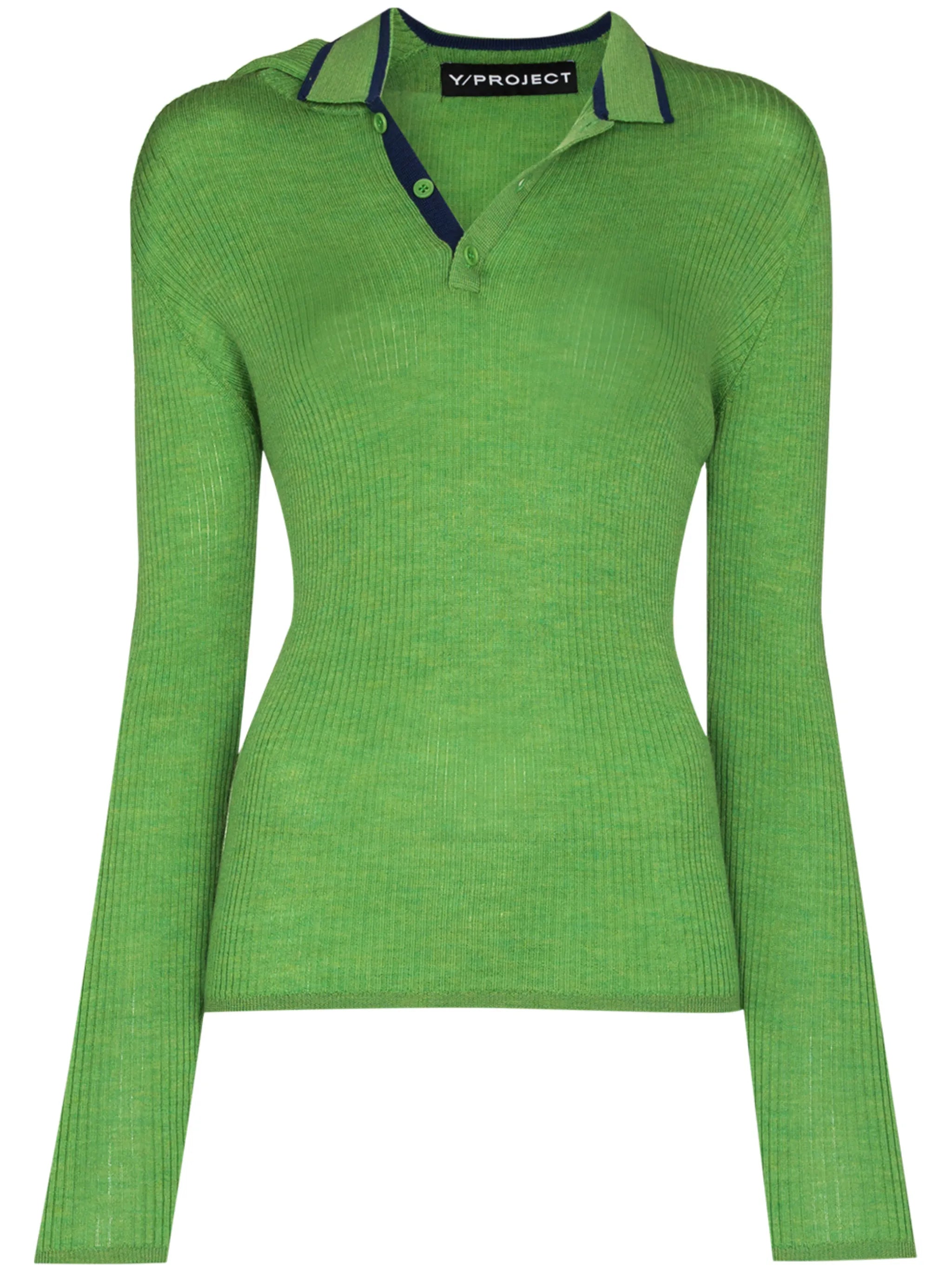 deconstructed roll neck wool jumper