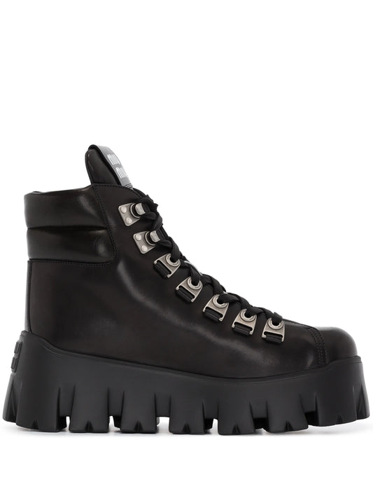 70mm platform ankle hiking boots