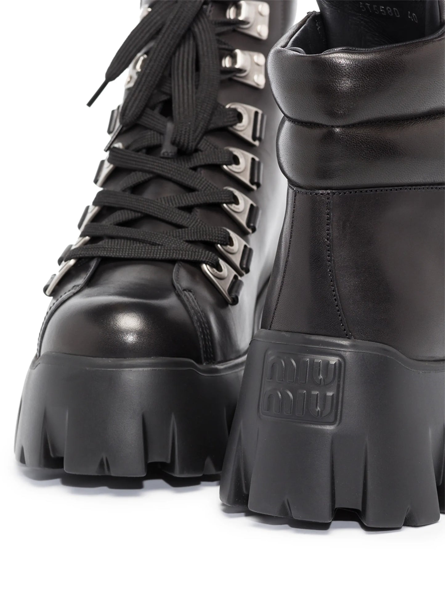 70mm platform ankle hiking boots