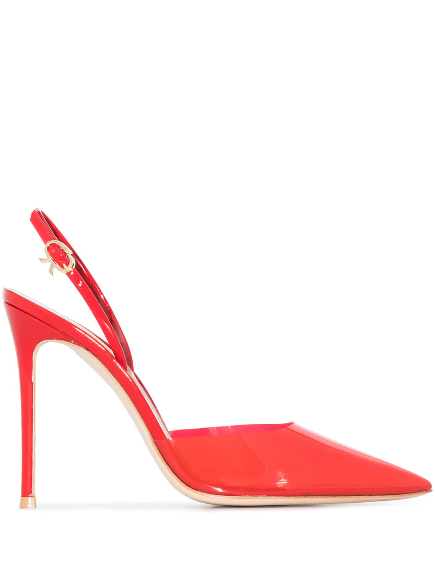 Ribbon D'Orsay 105mm slingback pumps