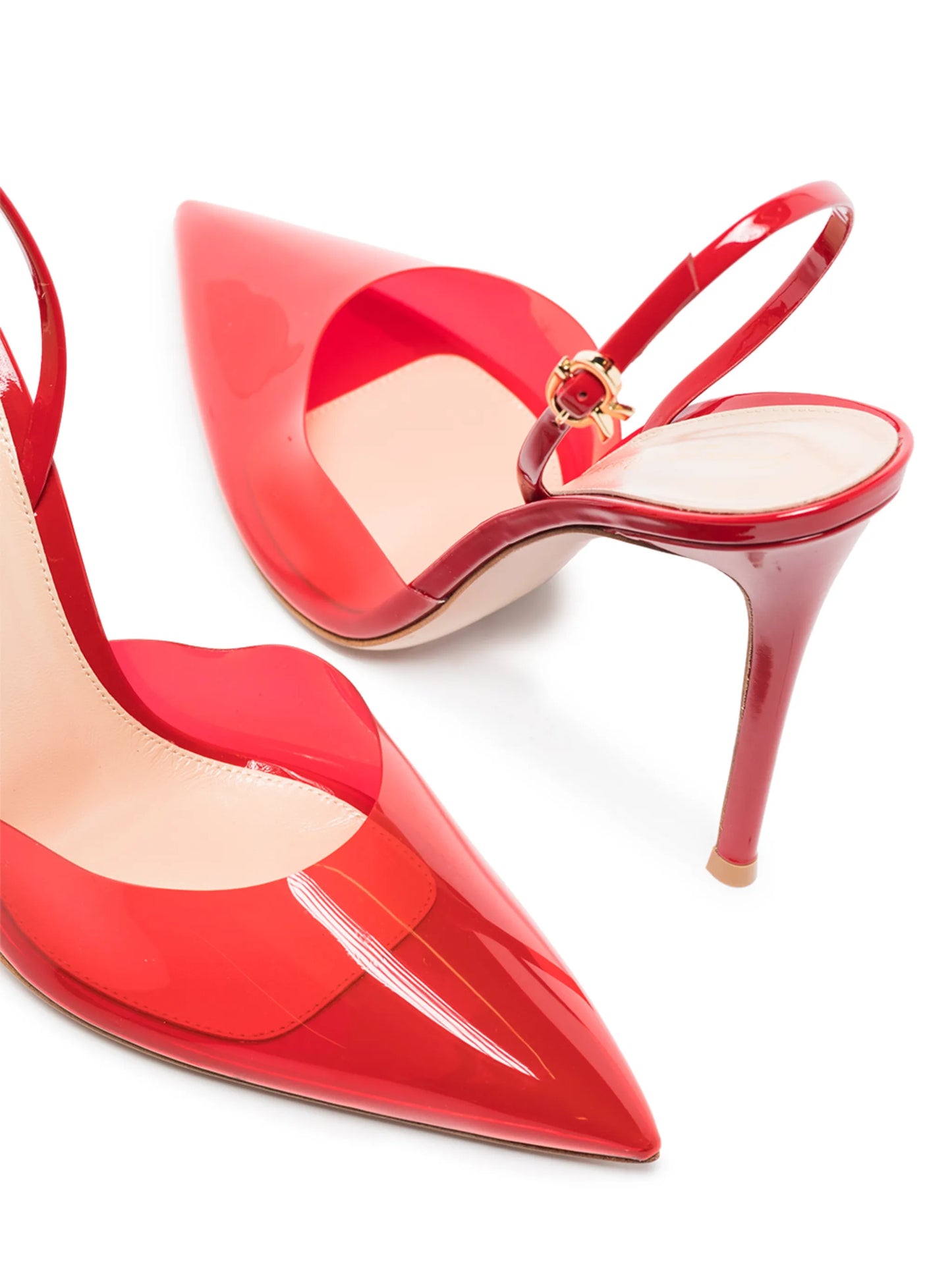 Ribbon D'Orsay 105mm slingback pumps
