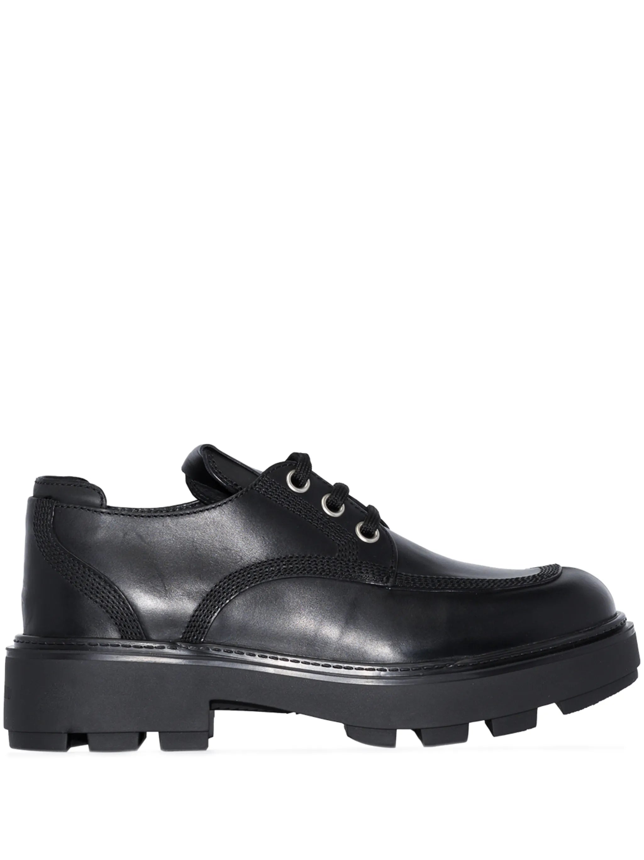 logo-print brogues