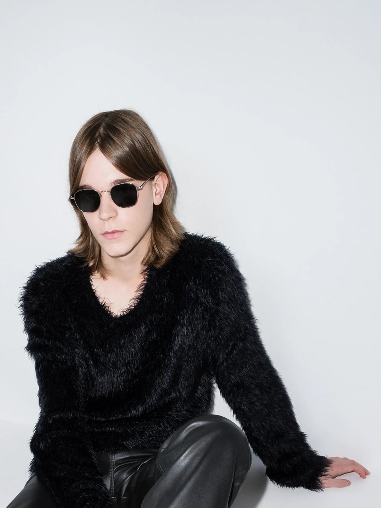 SL299 round-frame sunglasses