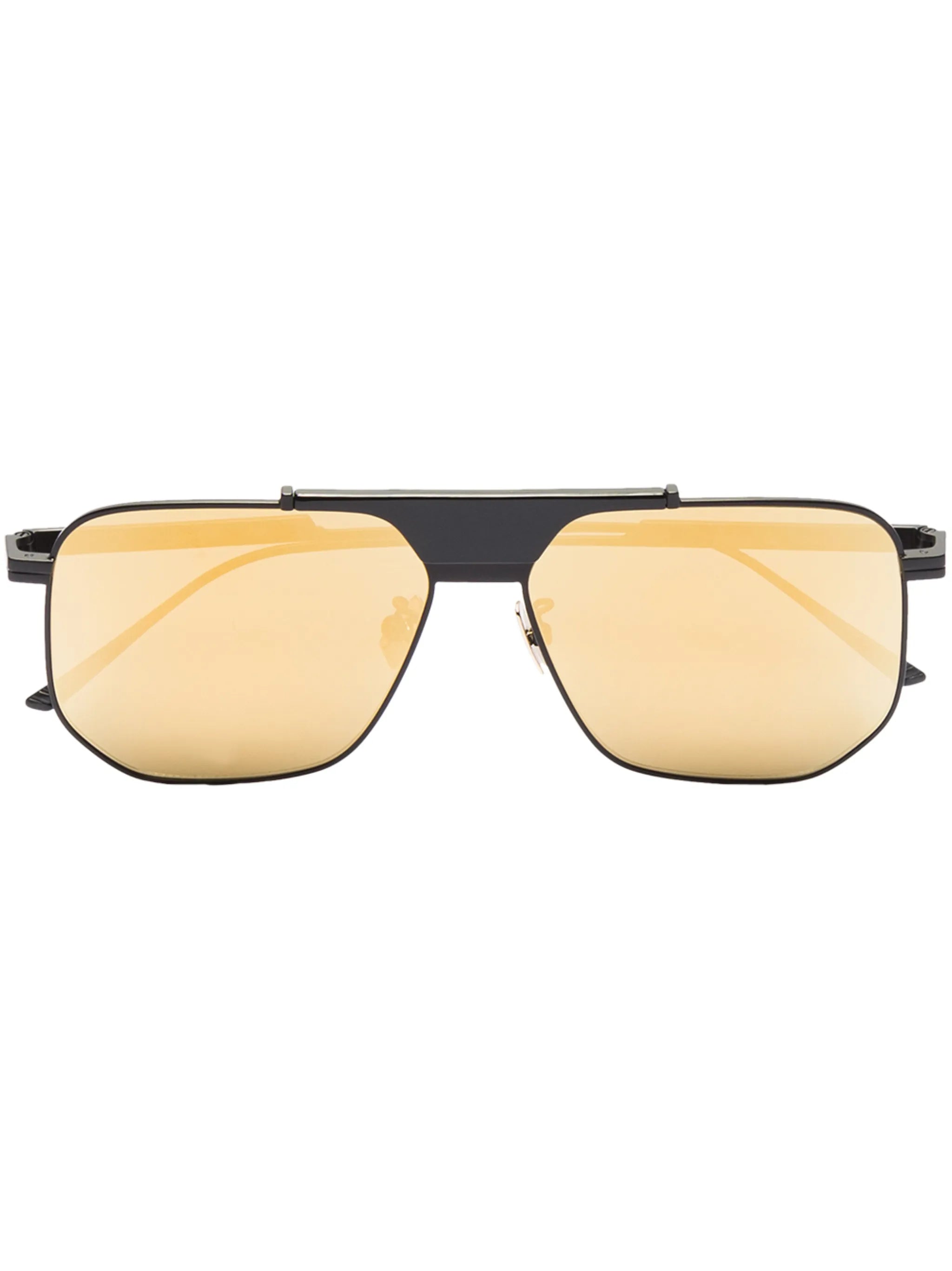 mirrored square-frame sunglasses