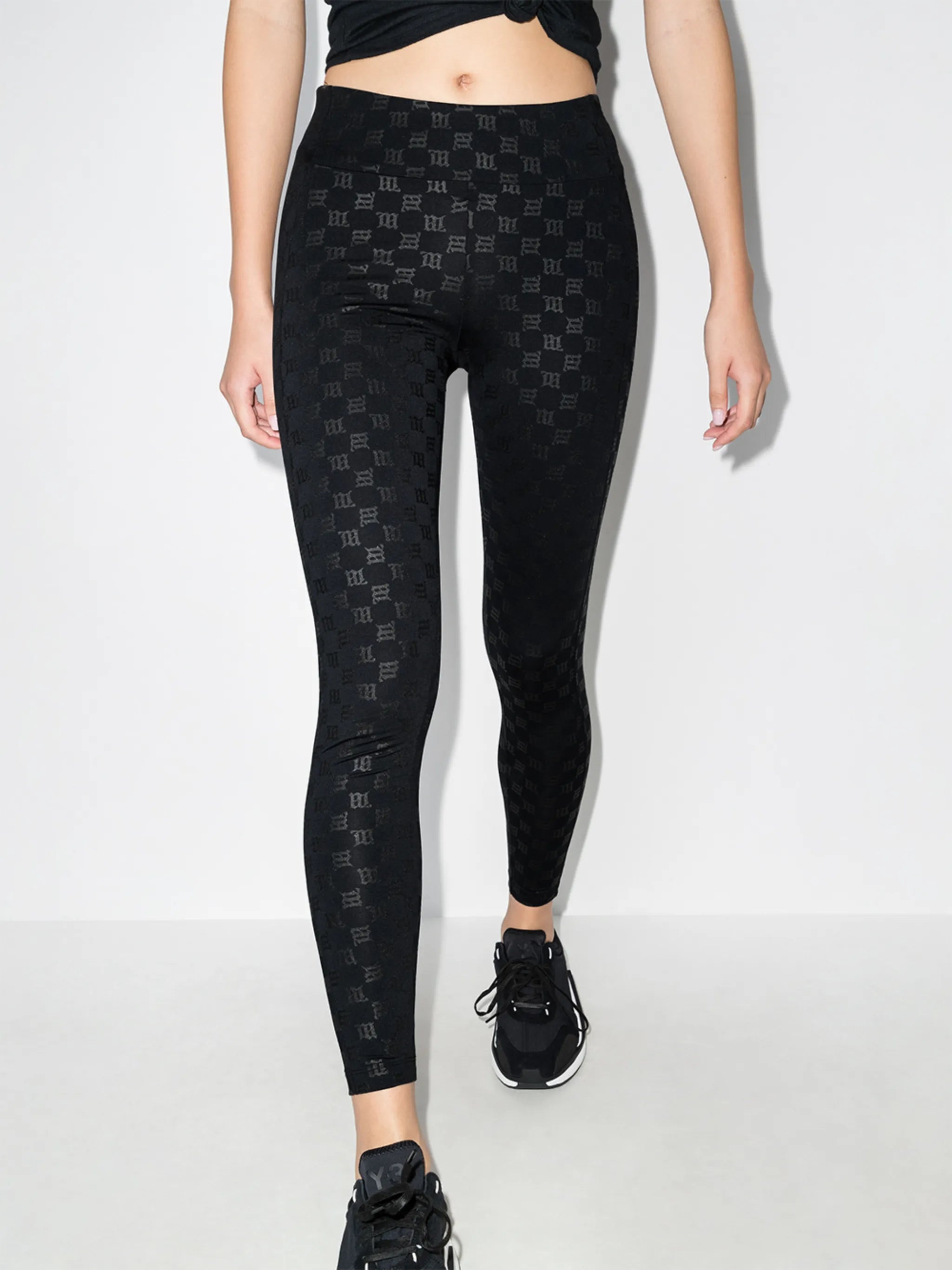 logo print leggings