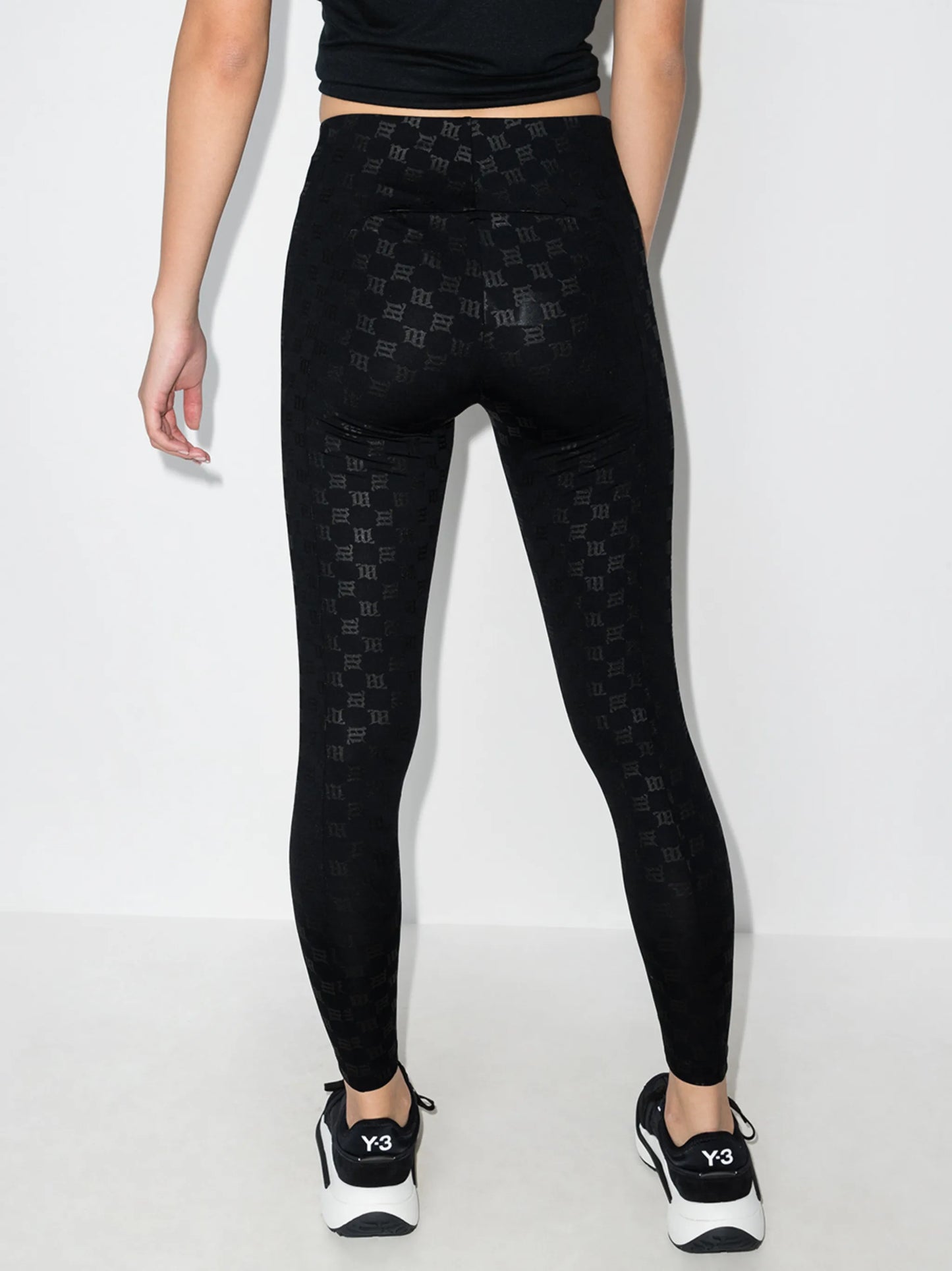 logo print leggings