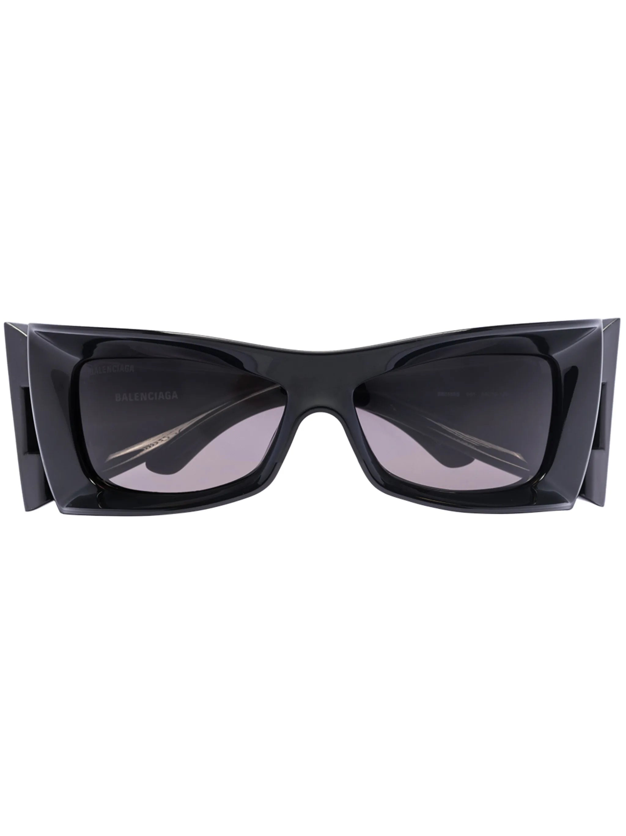 Stretched rectangle-frame sunglasses