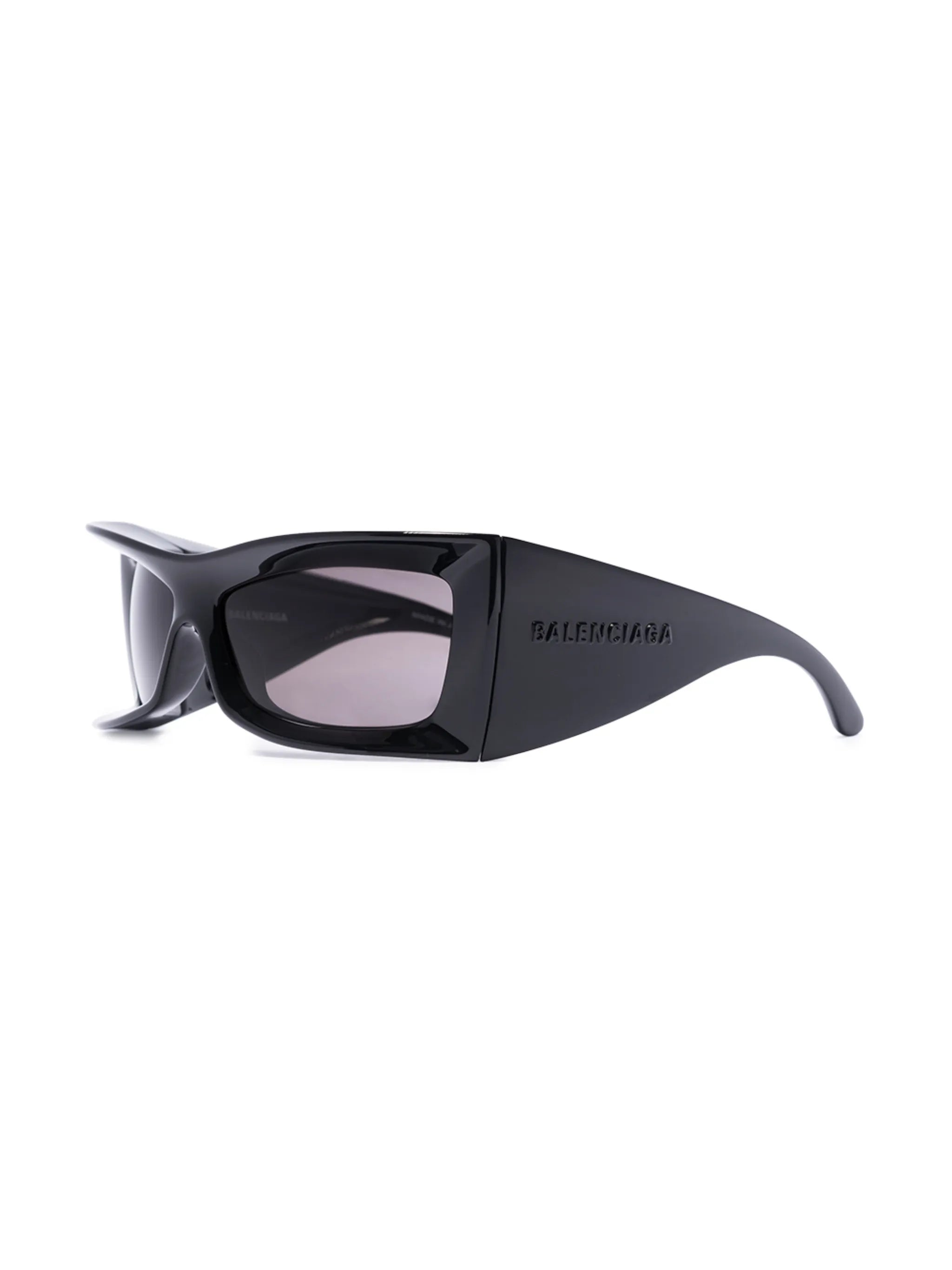 Stretched rectangle-frame sunglasses