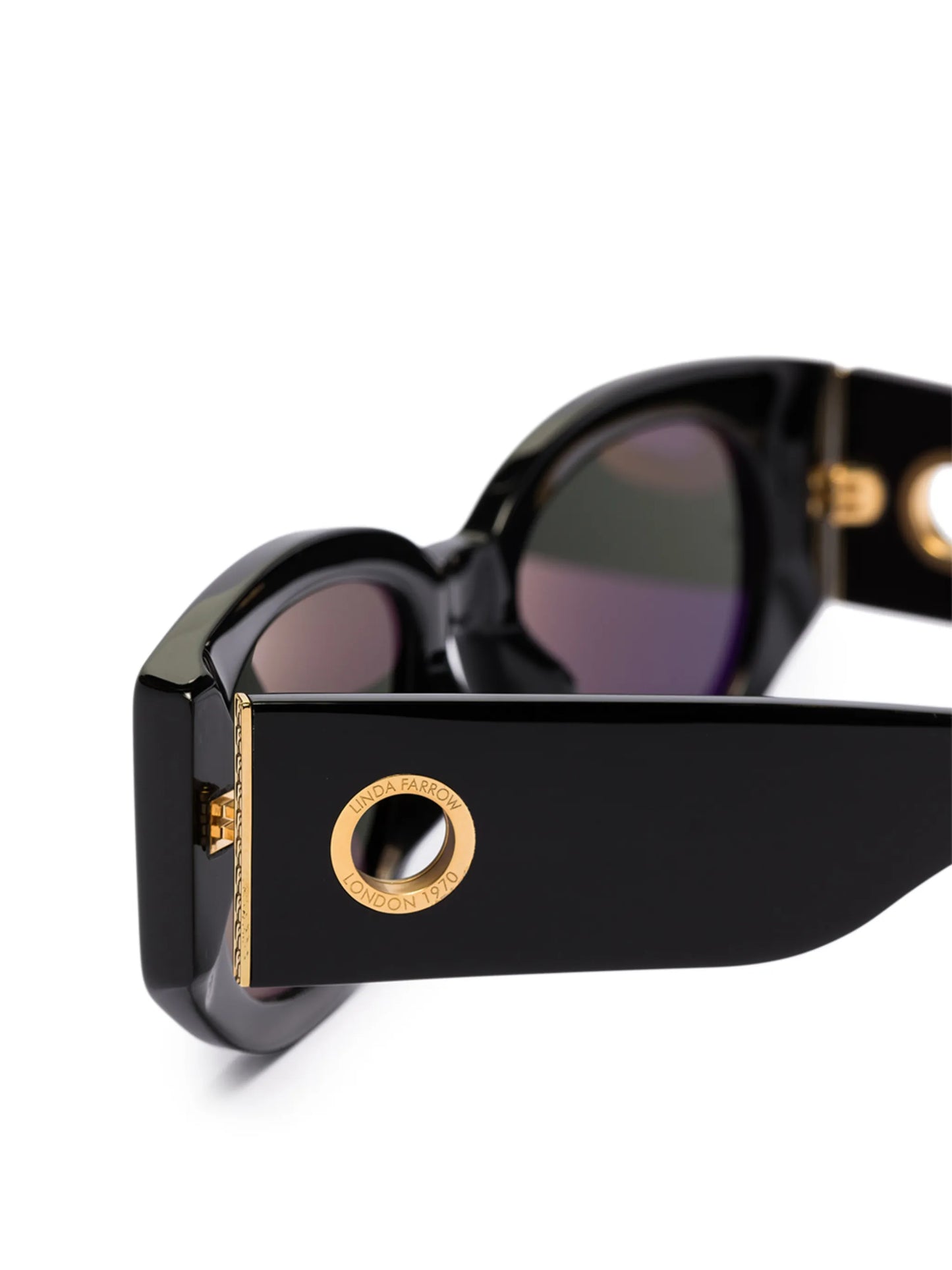 Debbie oval-frame sunglasses