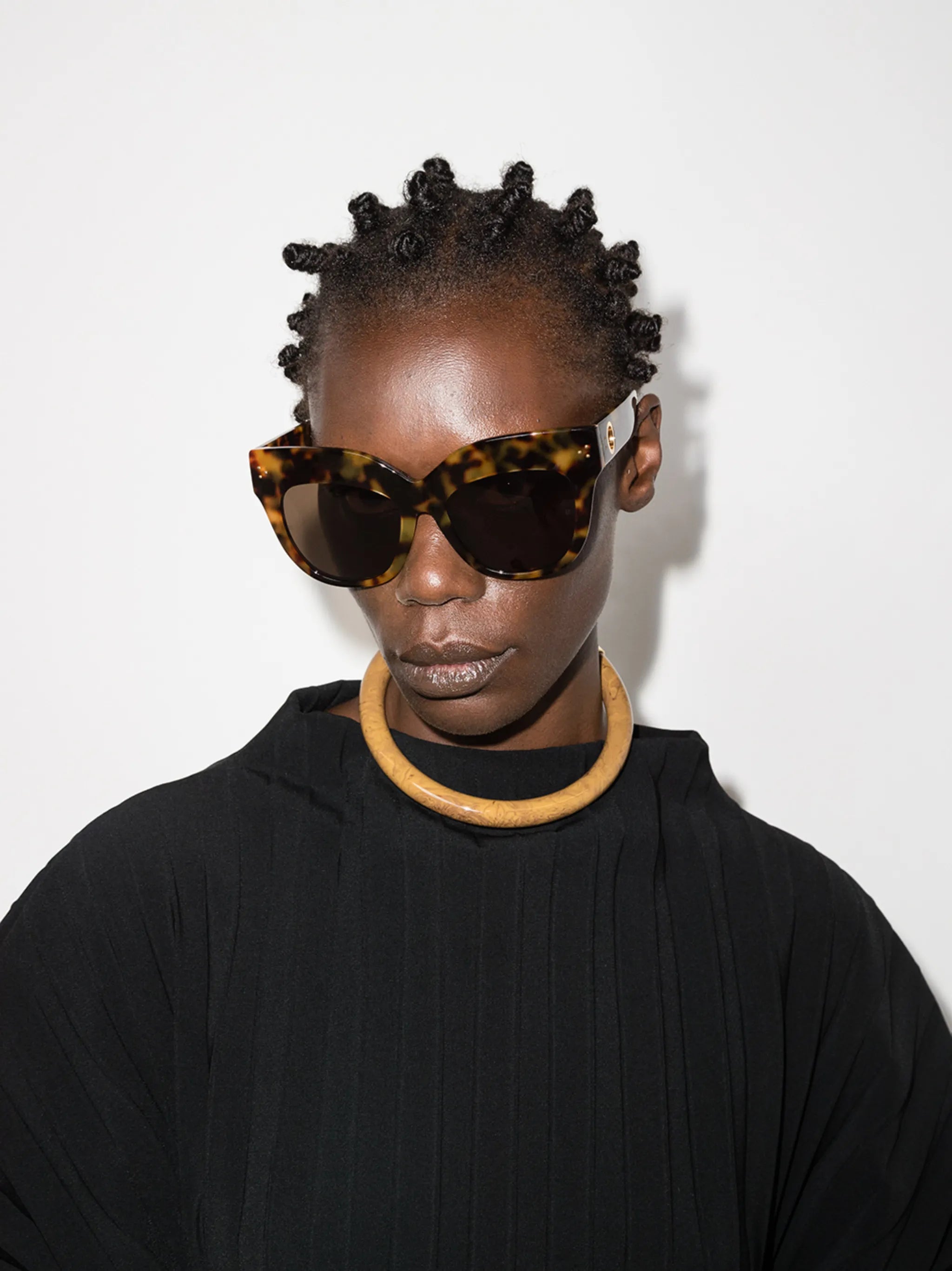 Dunaway oversize-frame sunglasses