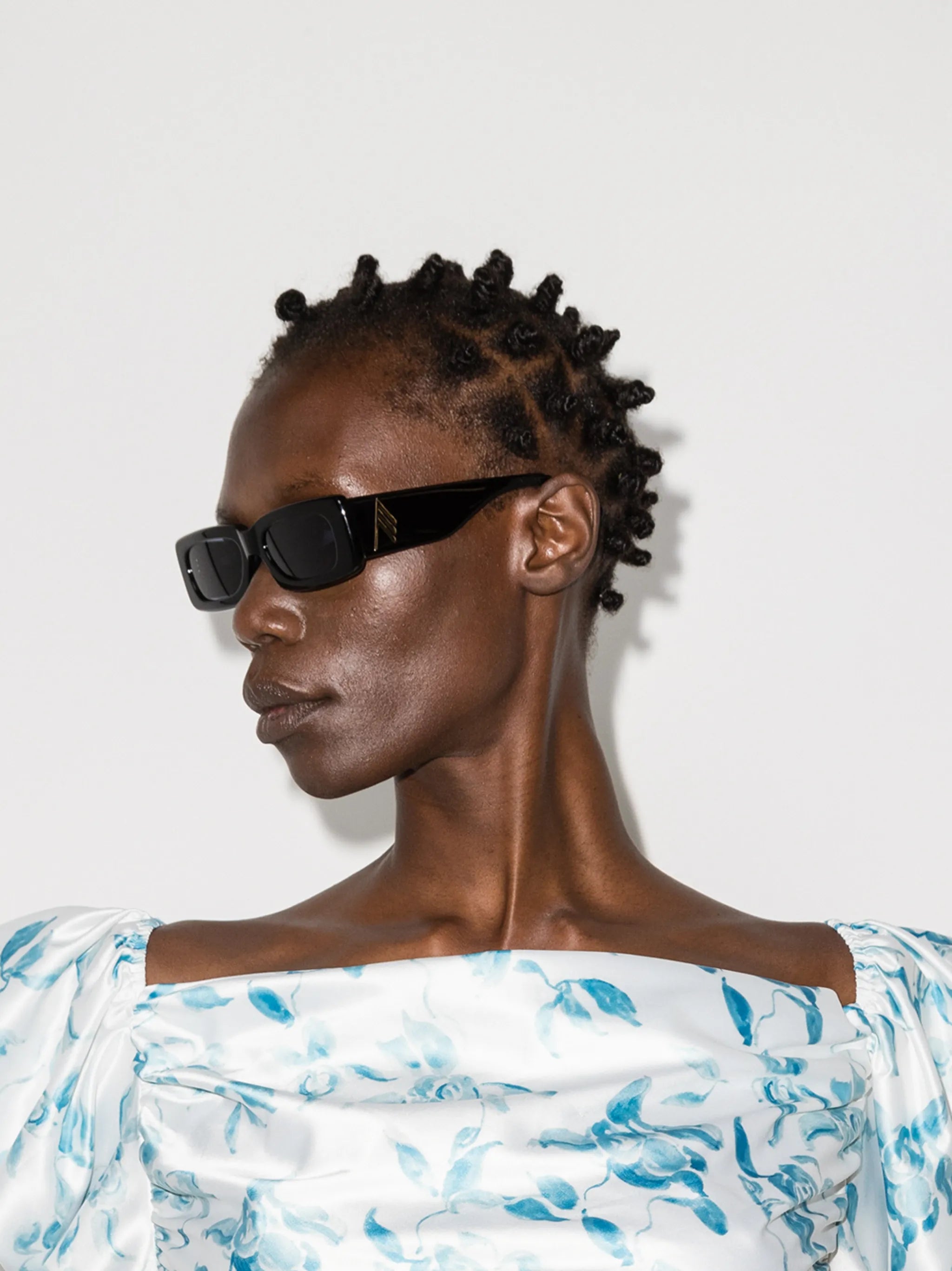 Mini Marfa rectangle-frame sunglasses