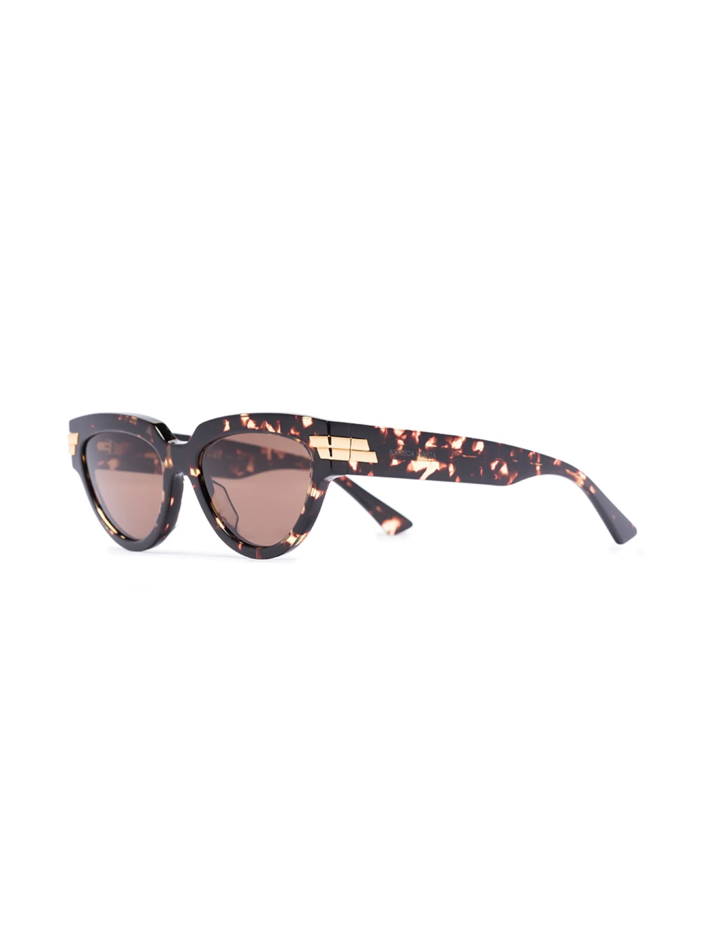 tortoiseshell-effect cat-eye sunglasses