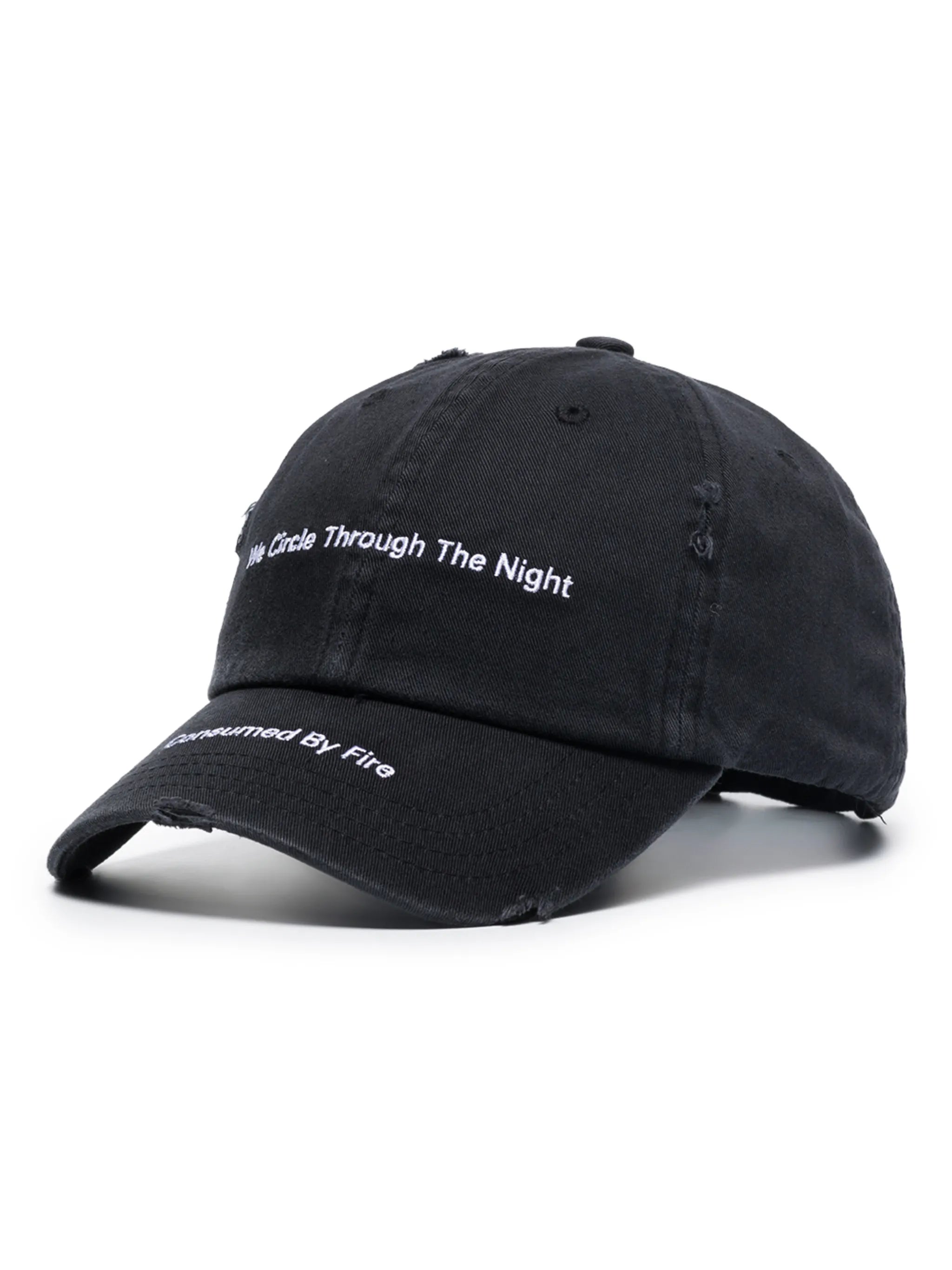 embroidered slogan baseball cap