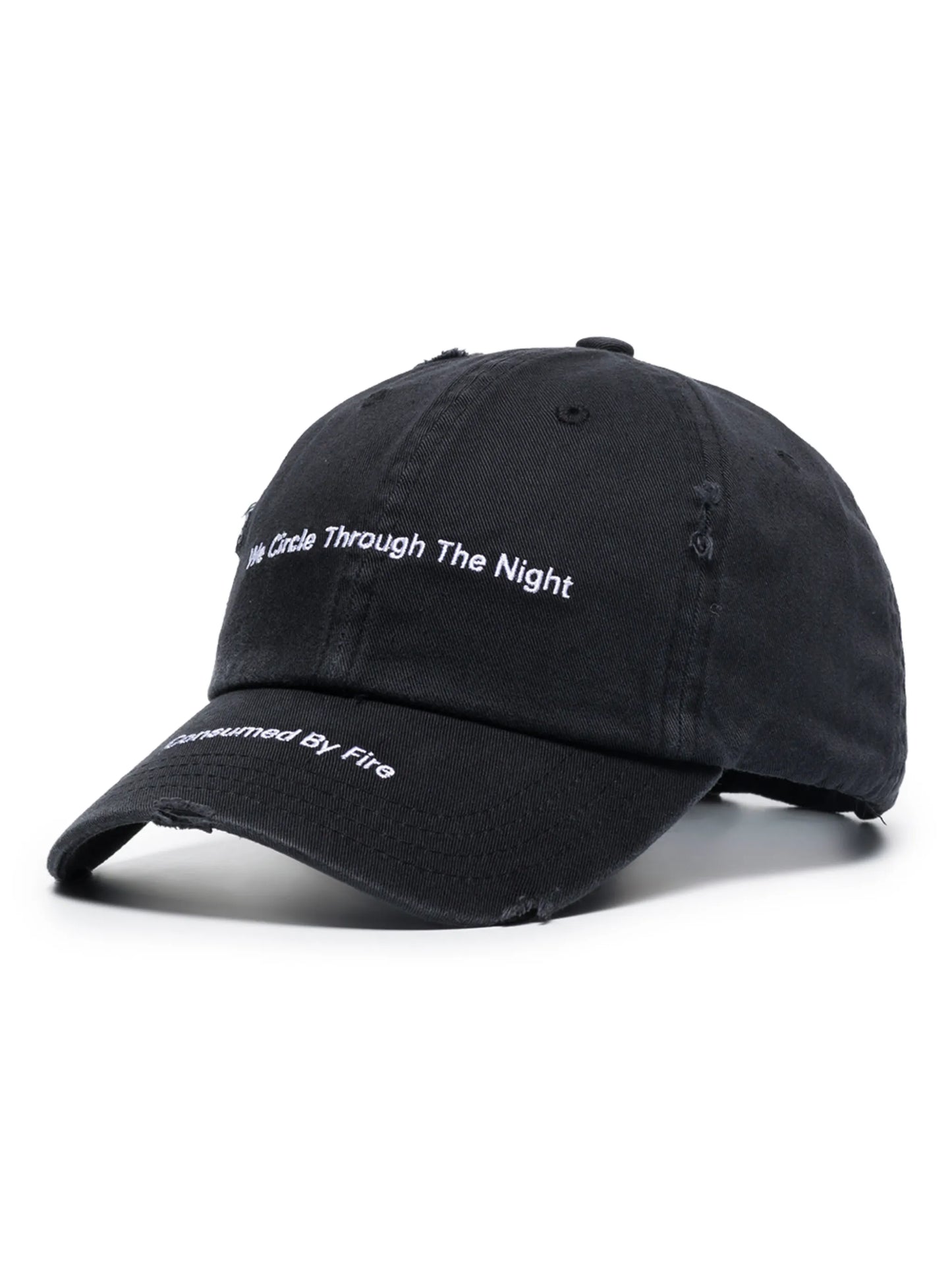 embroidered slogan baseball cap